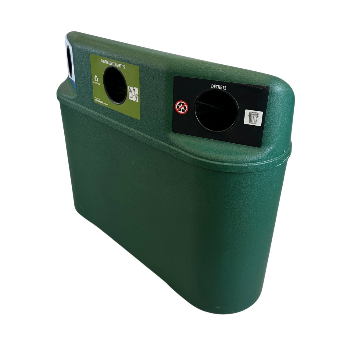 Ilot de tri extérieur - Vert - 3 voies