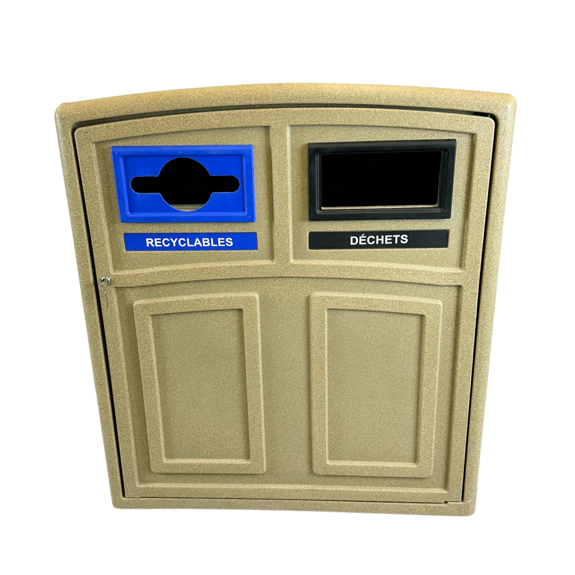 Ilot de tri extérieur à 2 voies - Recyclage et déchets