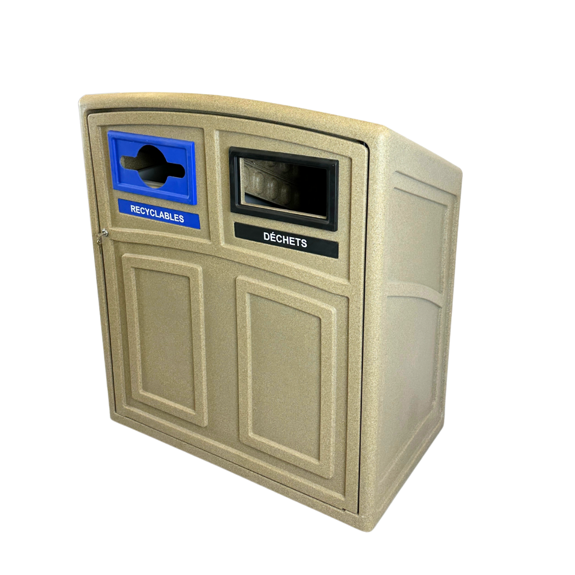 Ilot de tri extérieur à 2 voies - Recyclage et déchets