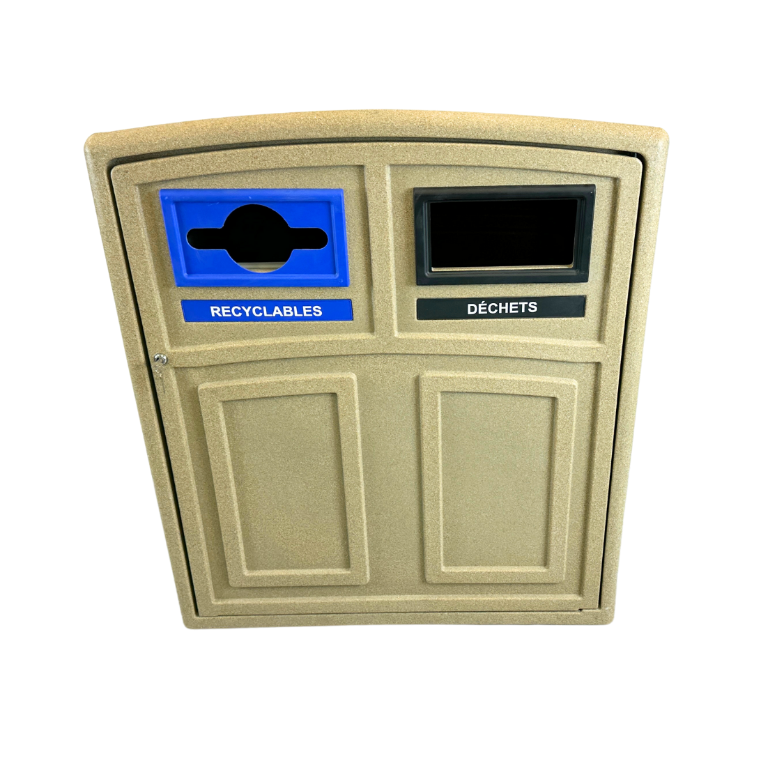 Ilot de tri extérieur à 2 voies - Recyclage et déchets