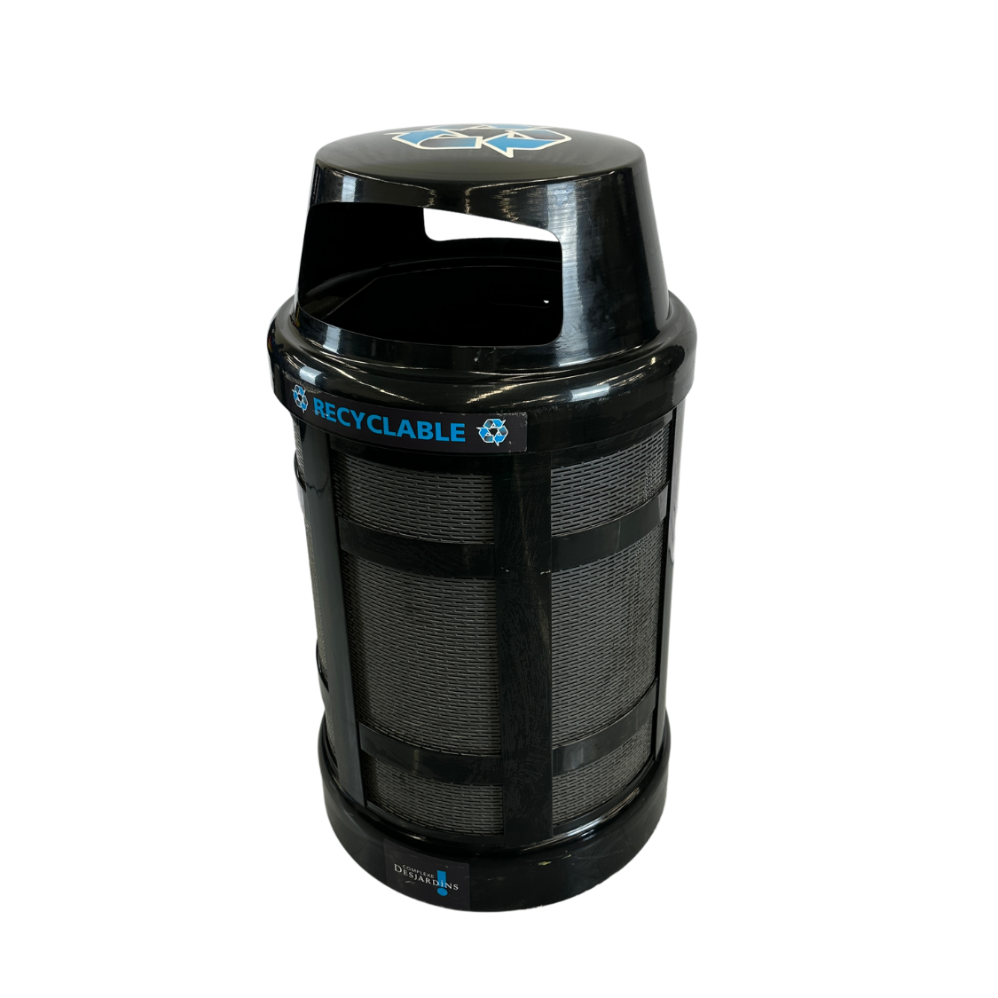 Poubelle extérieure en Métal - Noir