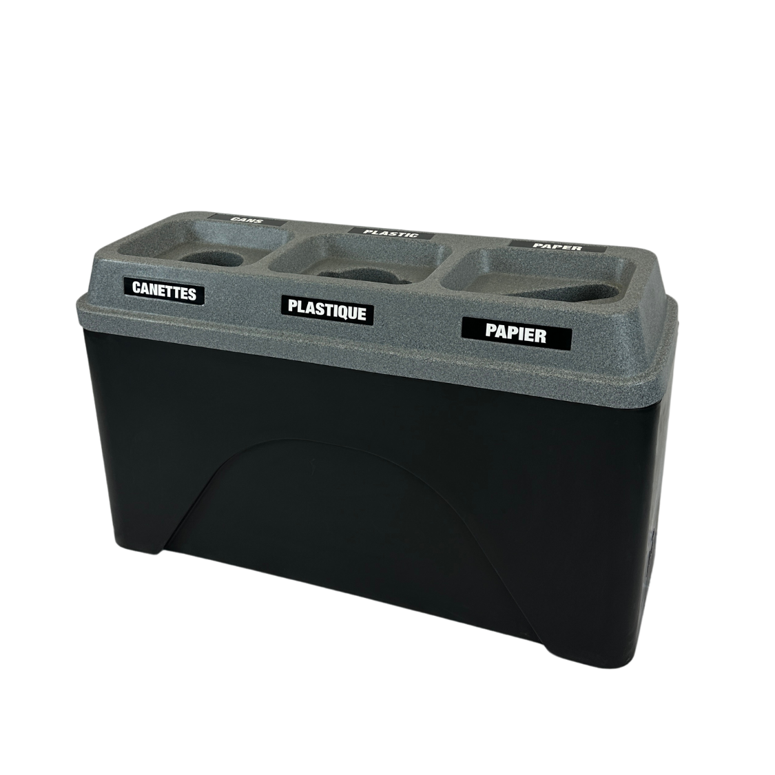 Ilot de tri en plastique - Haute capacité - 3 voies