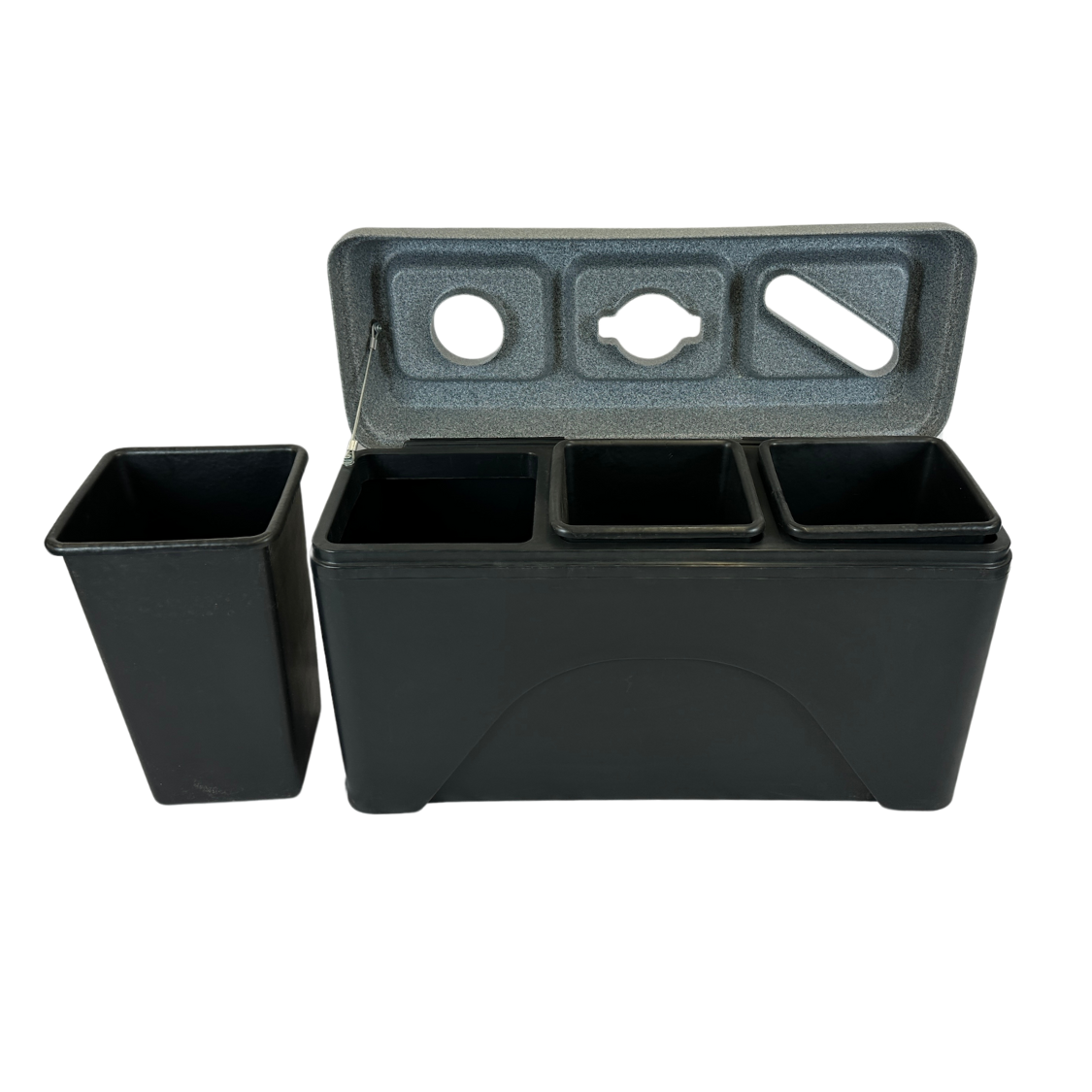 Ilot de tri en plastique - Haute capacité - 3 voies