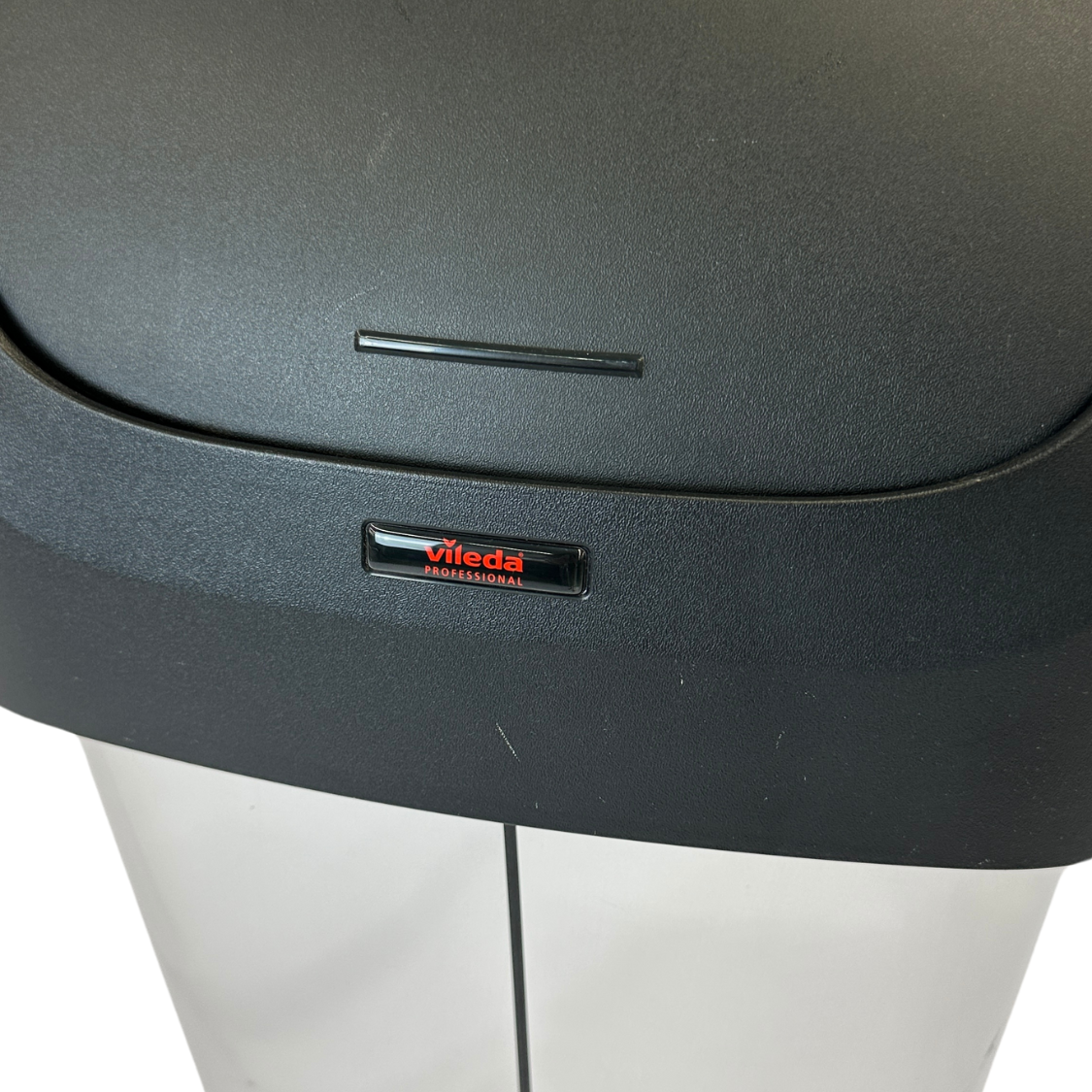 Poubelle légère en plastique - Gris et noir