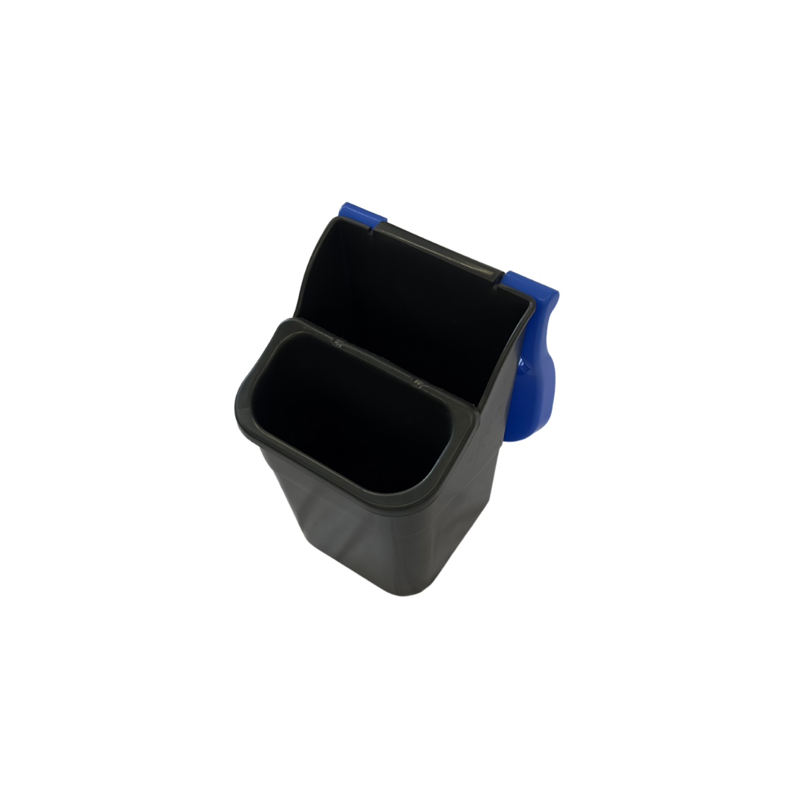 Corbeille de tri à double compartiment - Noir