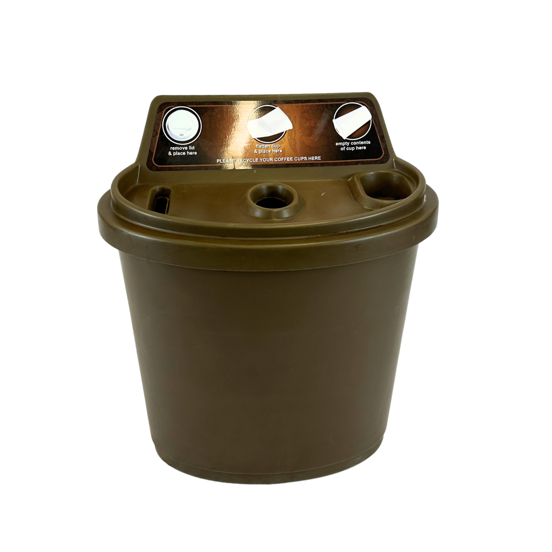 Poubelle de tri pour gobelets à café/thé