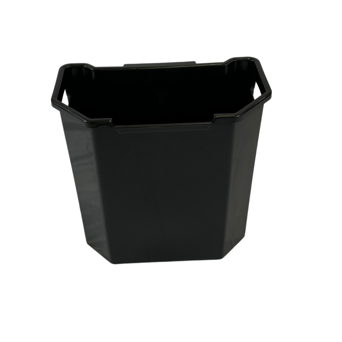 Poubelle murale en plastique HDPE - 95L - Noir