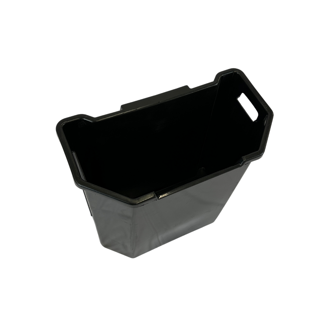 Poubelle murale en plastique HDPE - 95L - Noir