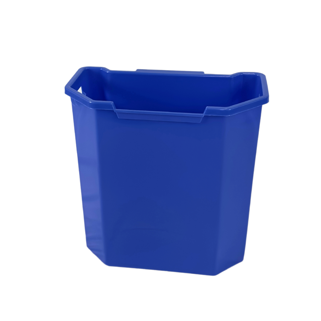 Poubelle murale en plastique HDPE - 95L - Bleu