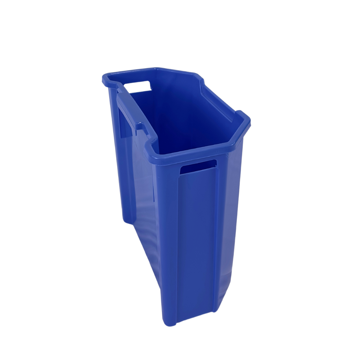 Poubelle murale en plastique HDPE - 95L - Bleu
