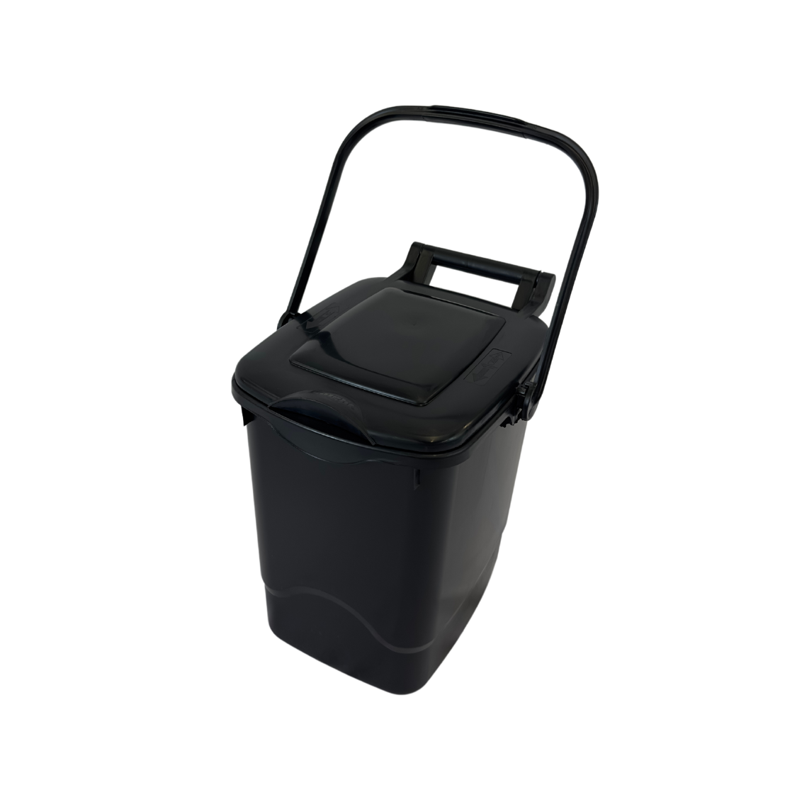 Poubelle de cuisine en plastique - Noir - 9L