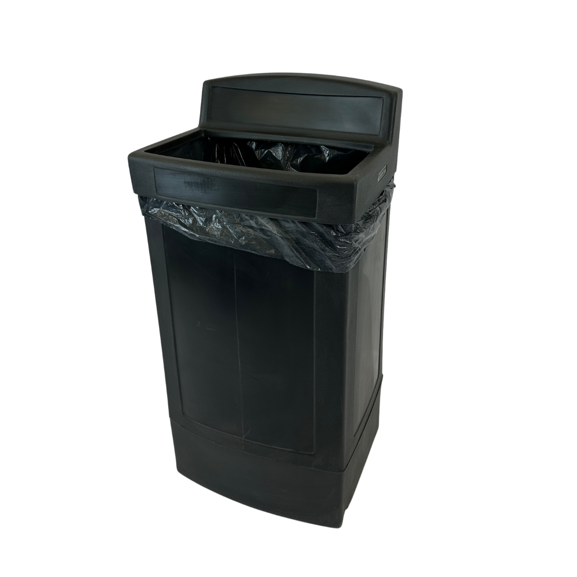 Corbeille à déchets en plastique - Noir