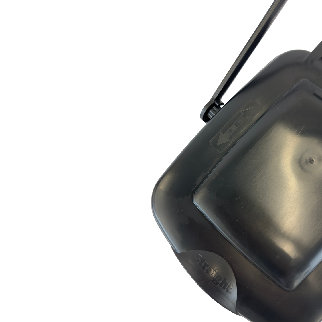 Poubelle de cuisine en plastique - Noir - 9L