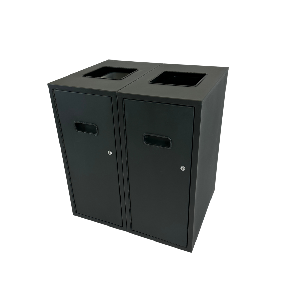 Ilot de tri intérieur - Métal - Gris ardoise - 2 voies A TROUVER