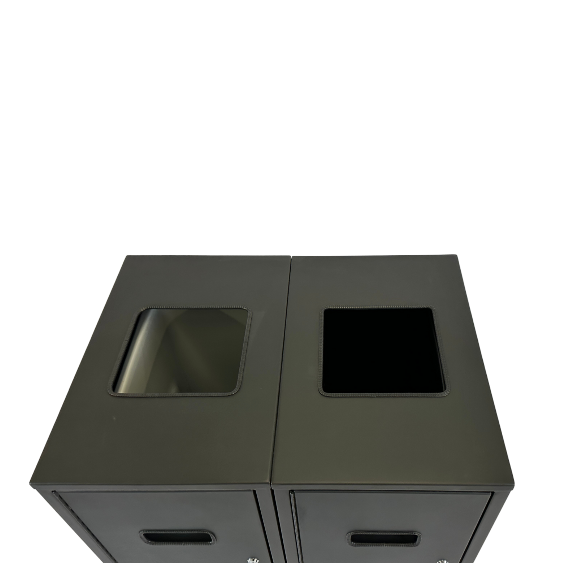 Ilot de tri intérieur - Métal - Gris ardoise - 2 voies A TROUVER