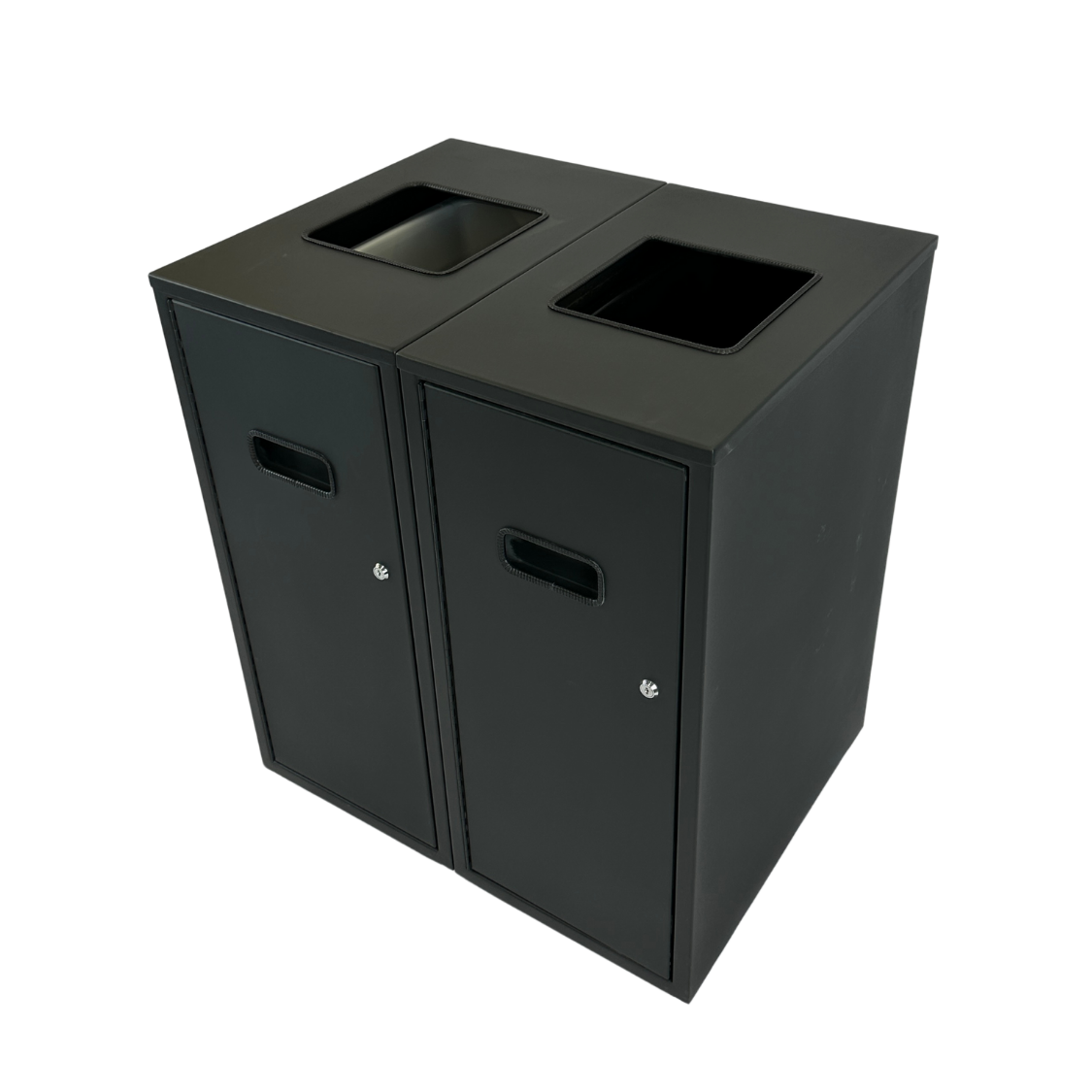 Ilot de tri intérieur - Métal - Gris ardoise - 2 voies A TROUVER