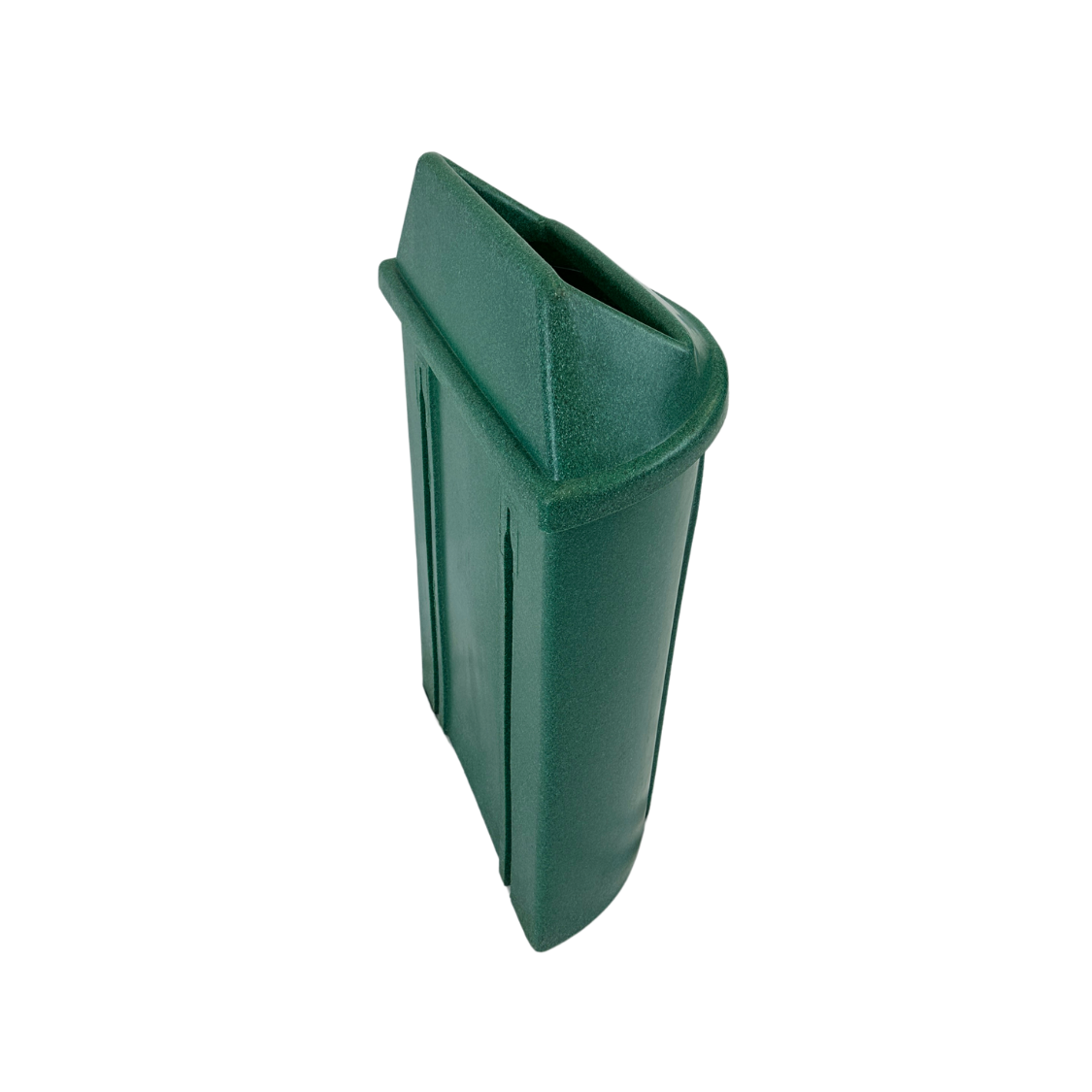 Poubelle en plastique - Demi lune - Verte