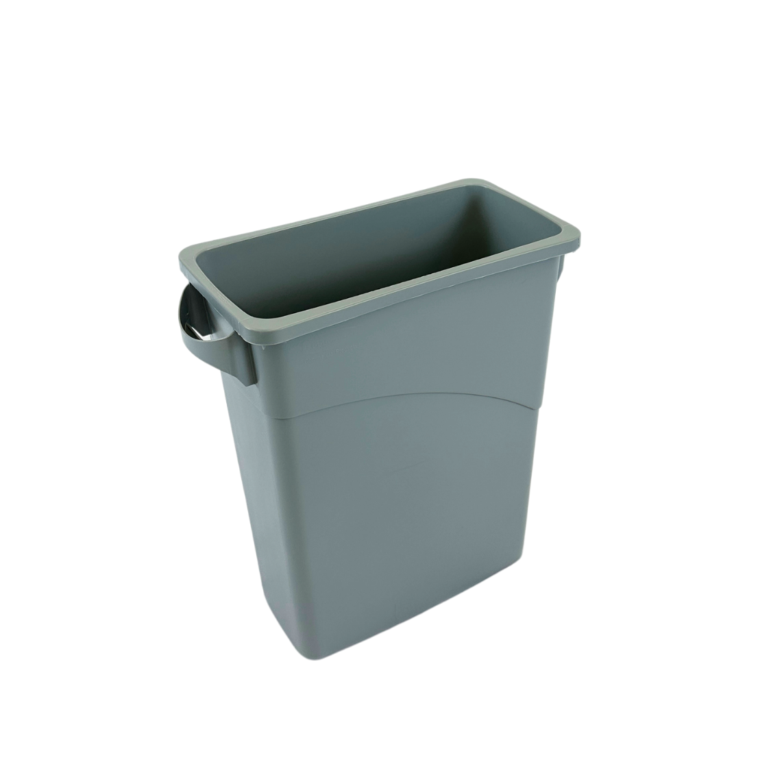 Poubelle intérieure en plastique HDPE - Grise - Sans couvercle