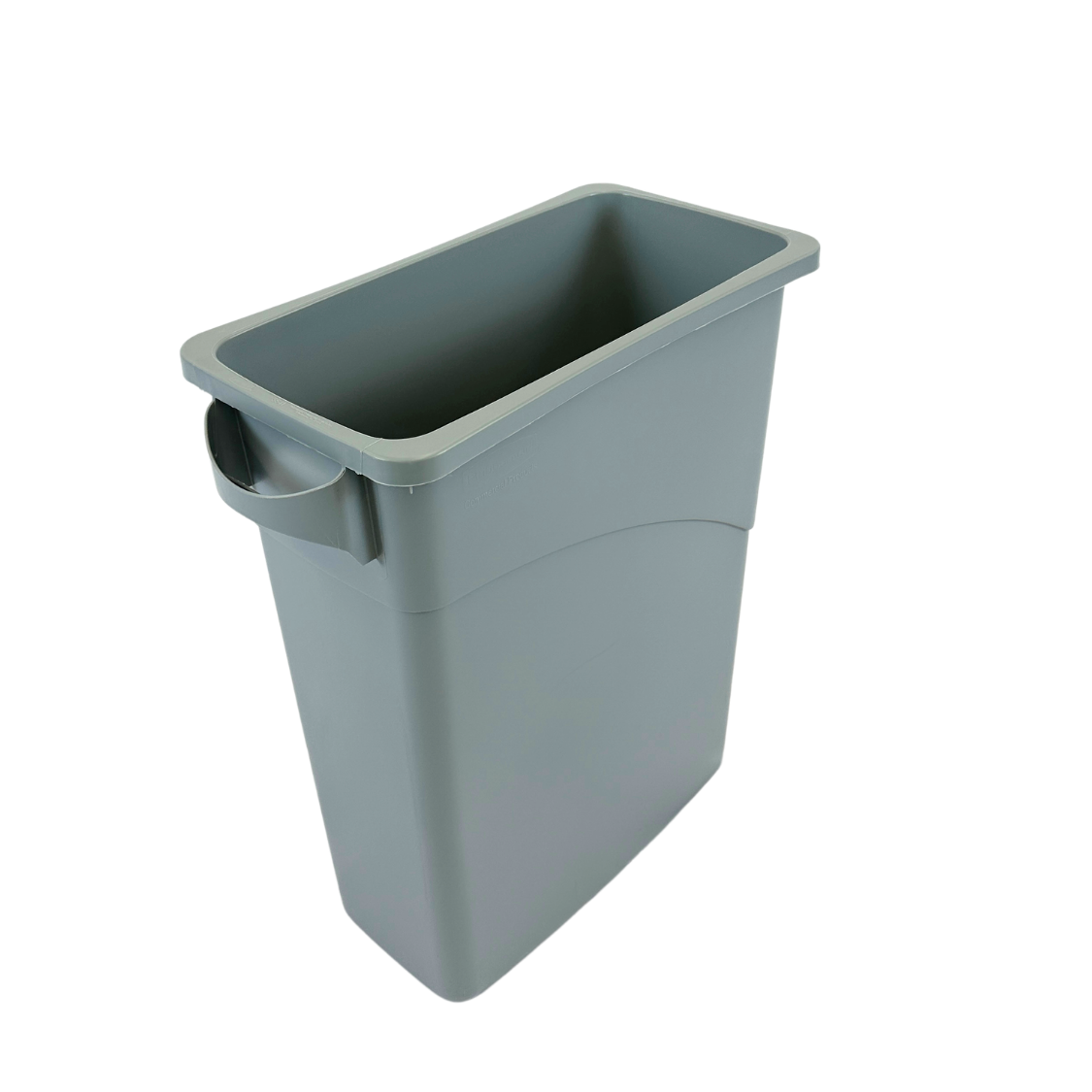 Poubelle intérieure en plastique HDPE - Grise - Sans couvercle