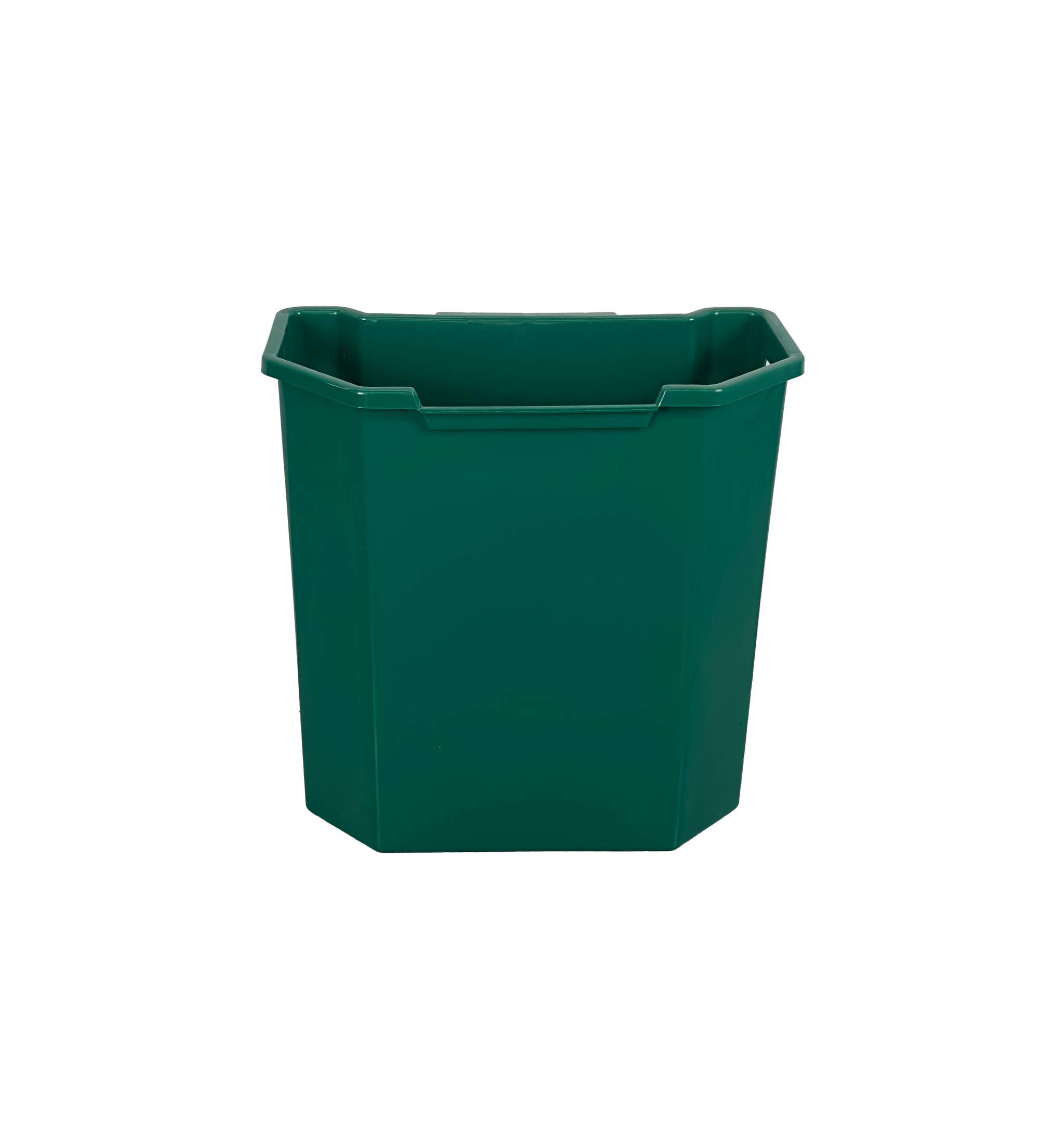 Poubelle murale en plastique HDPE - 95L - Vert