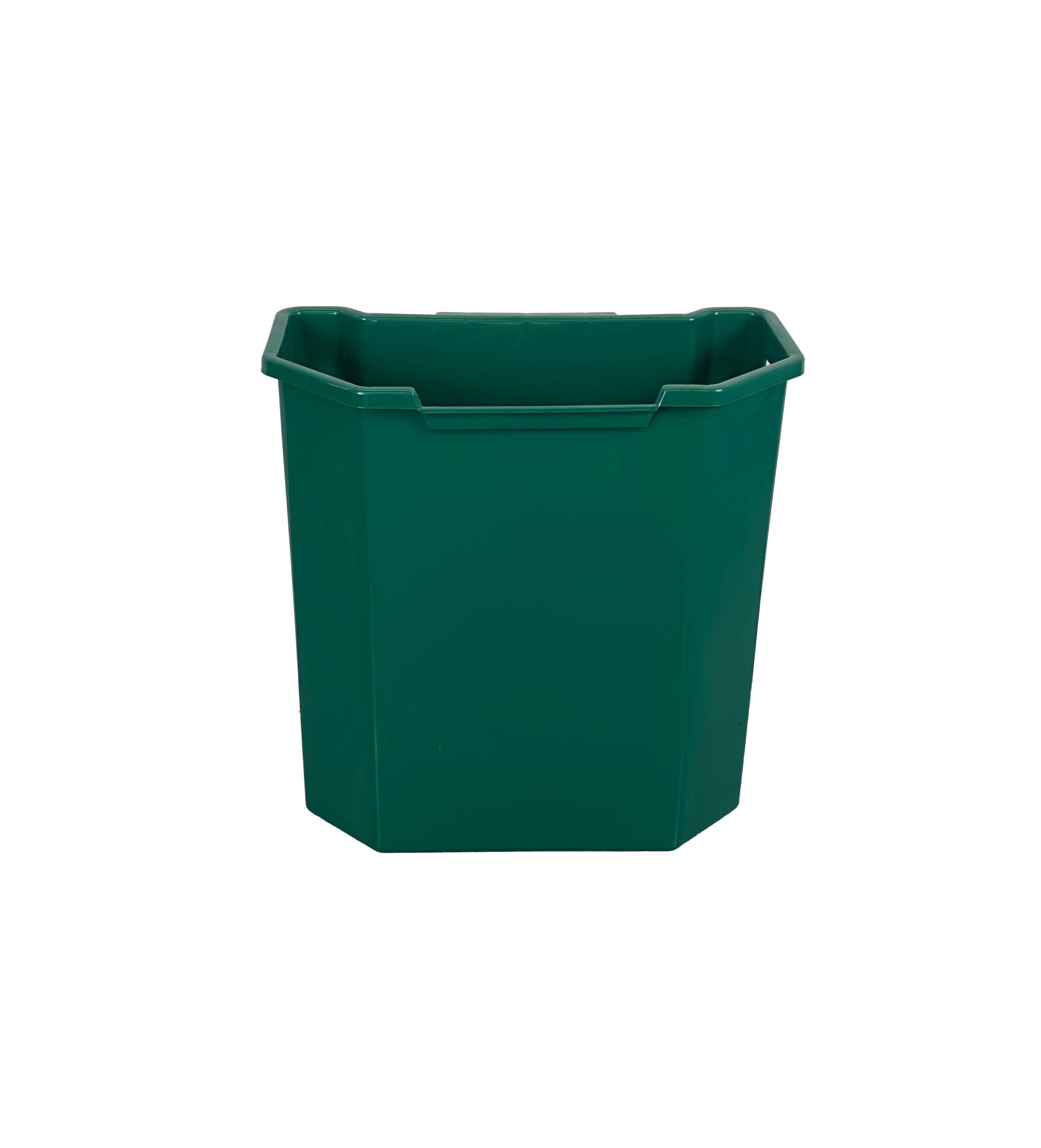 Poubelle murale en plastique HDPE - 95L - Vert
