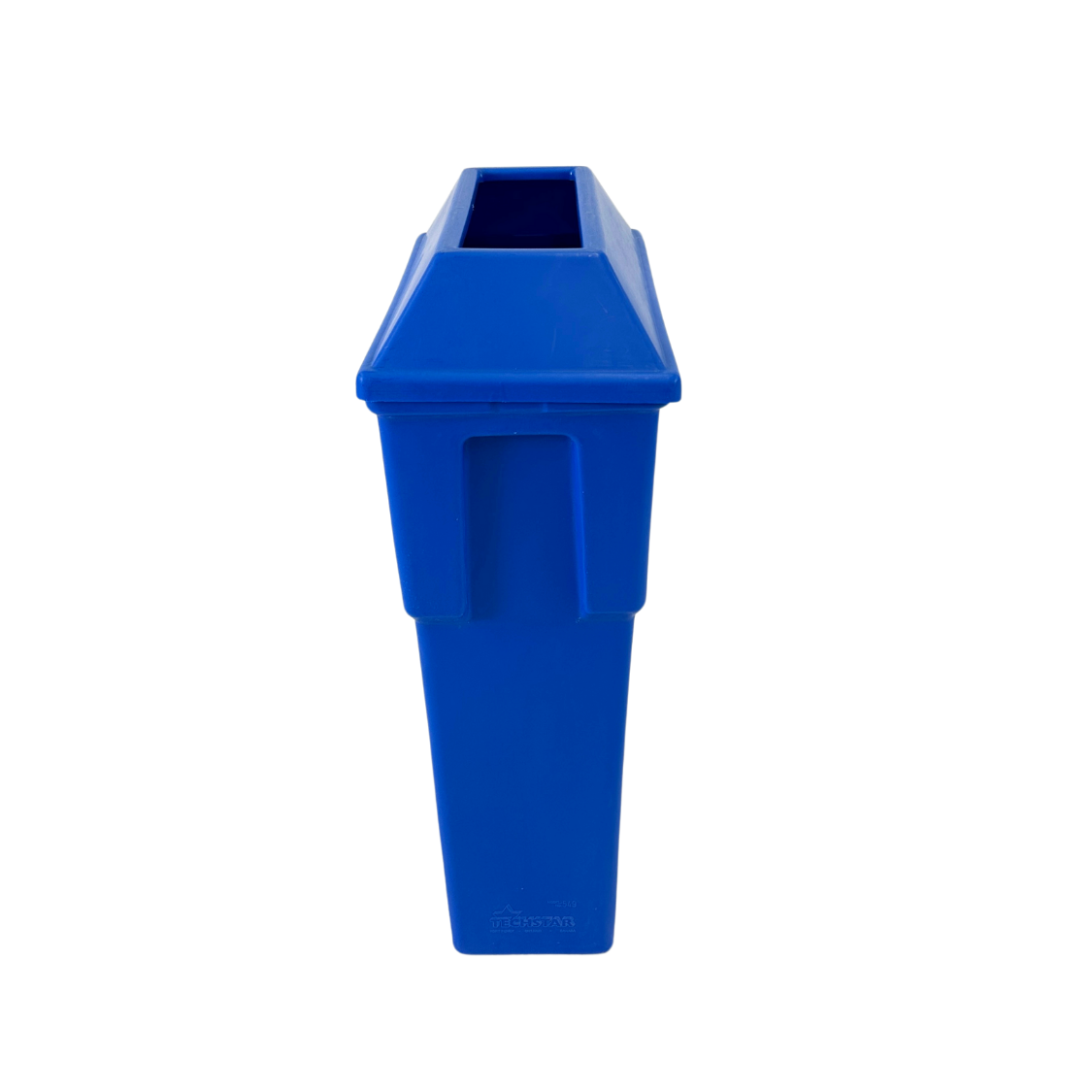 Corbeille en plastique pour recyclage - 73L - Bleu