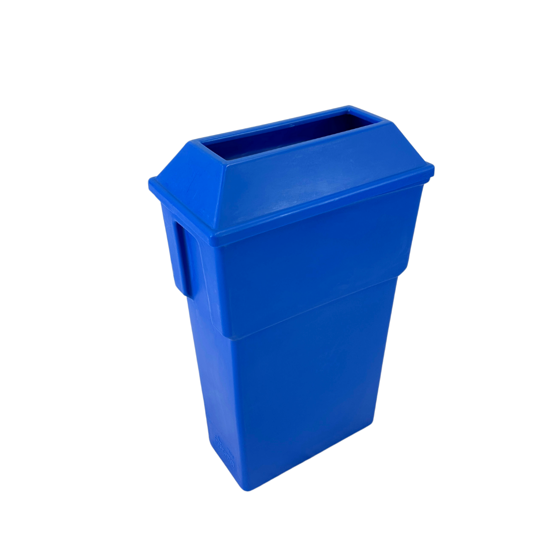 Corbeille en plastique pour recyclage - 73L - Bleu