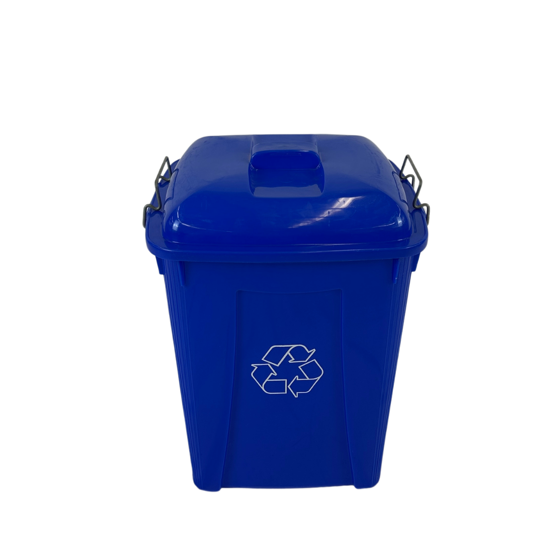 Corbeille en plastique pour recyclage - Bleu