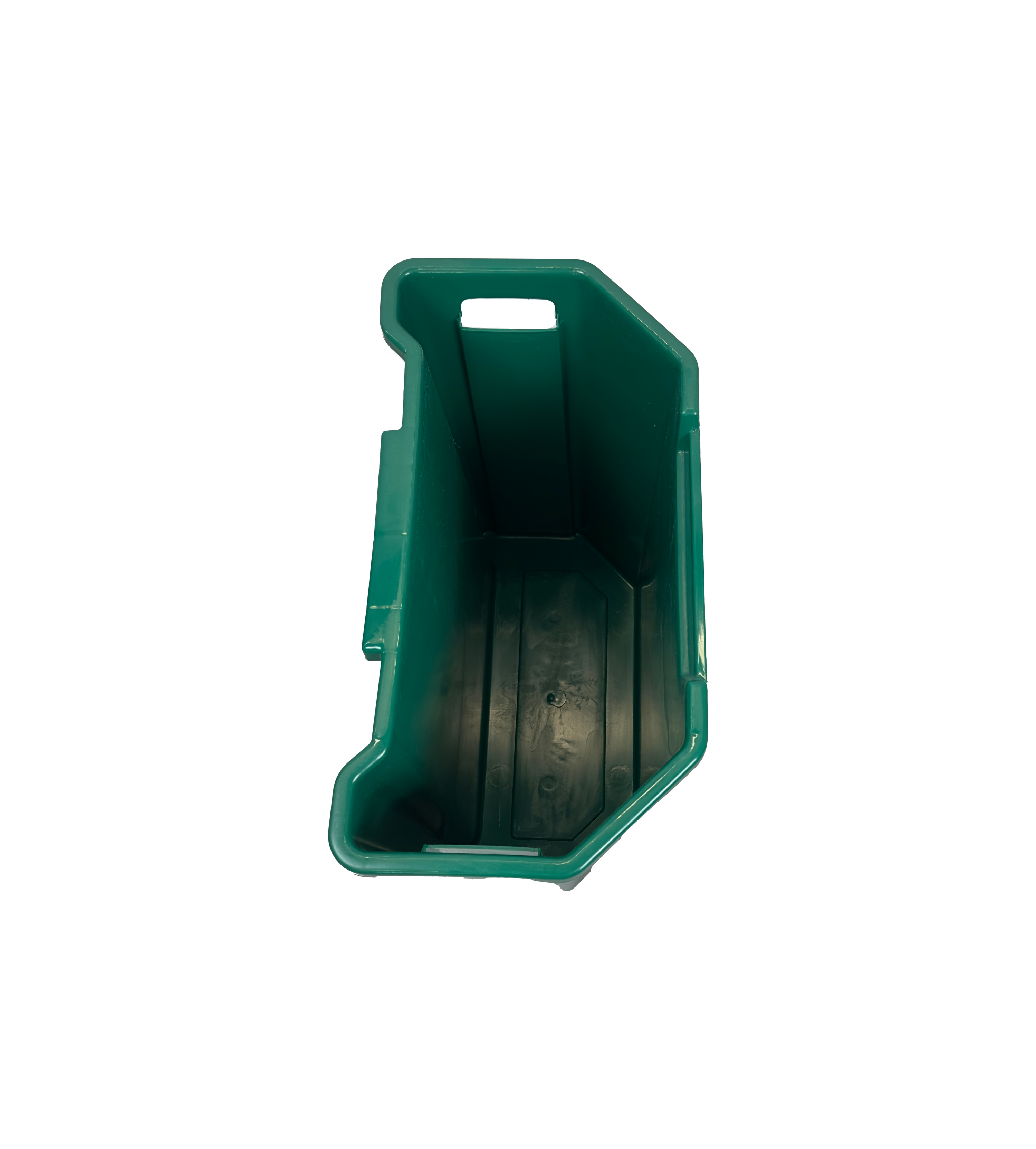 Poubelle murale en plastique HDPE - 95L - Vert