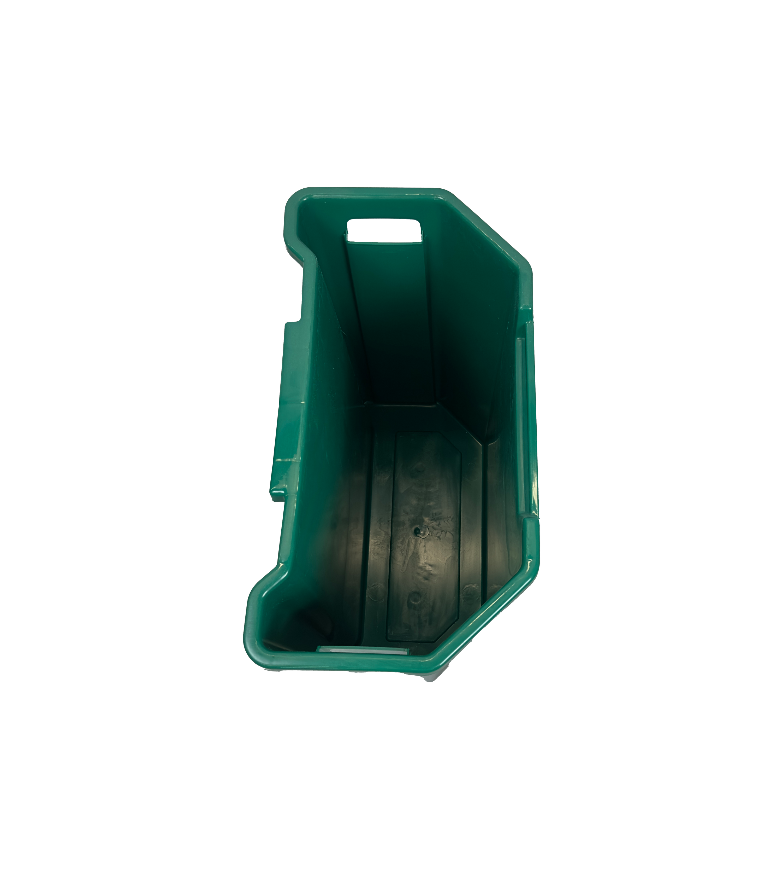 Poubelle murale en plastique HDPE - 95L - Vert