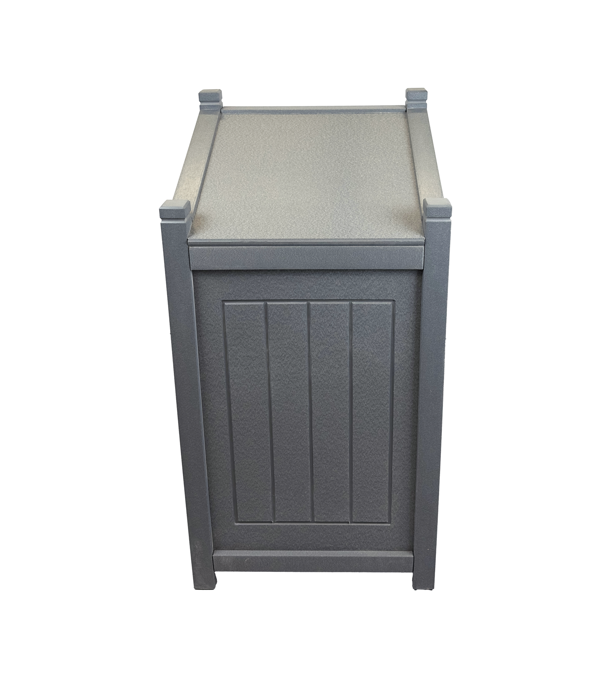 Ilot de tri en plastique - Extérieur - Gris - 1 voie