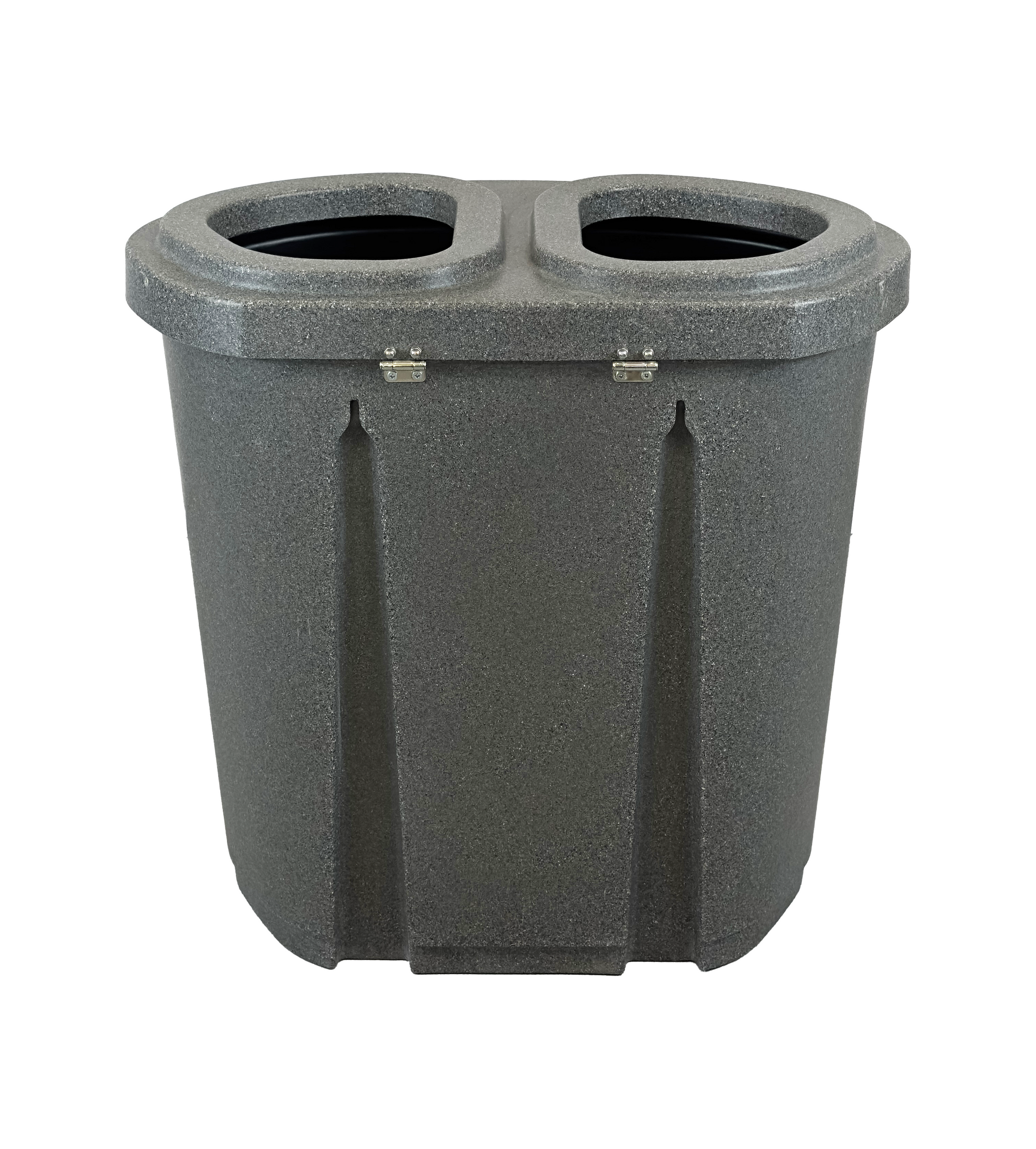 Ilot de tri en plastique - Gris - 2 voies