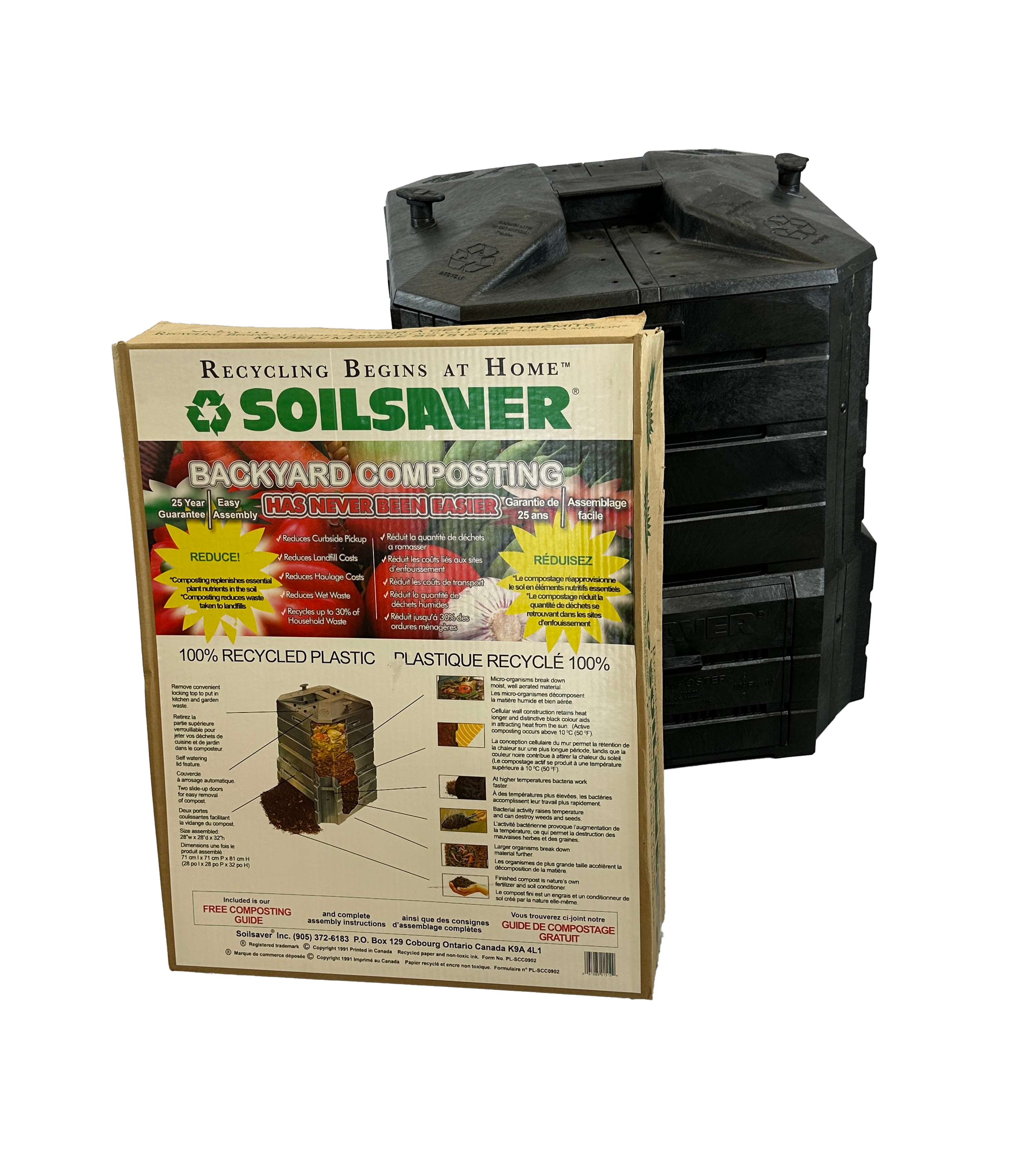 Composteur domestique - Noir