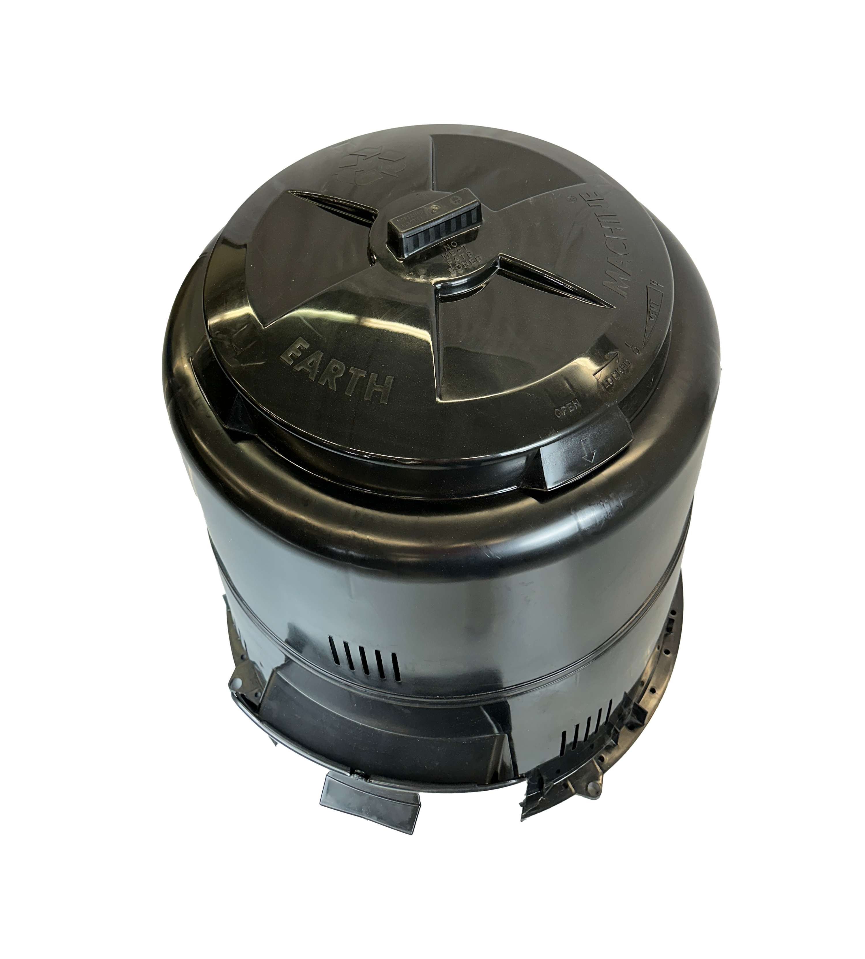 Composteur en plastique - Noir