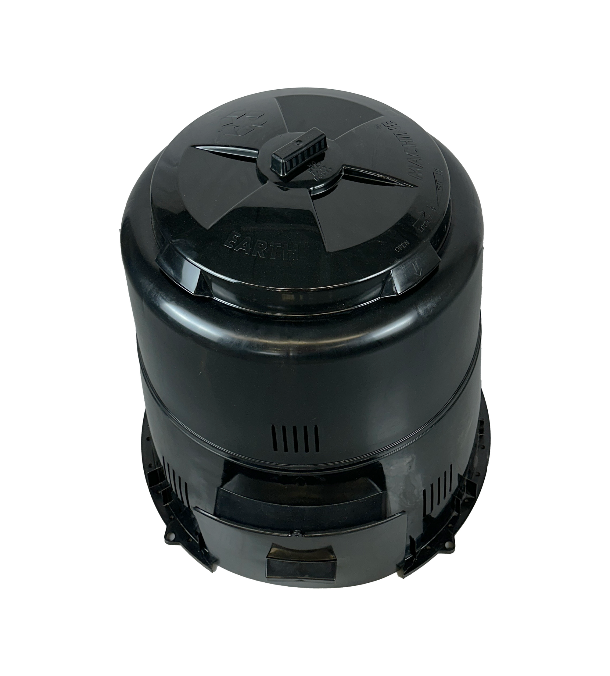 Composteur en plastique - Noir