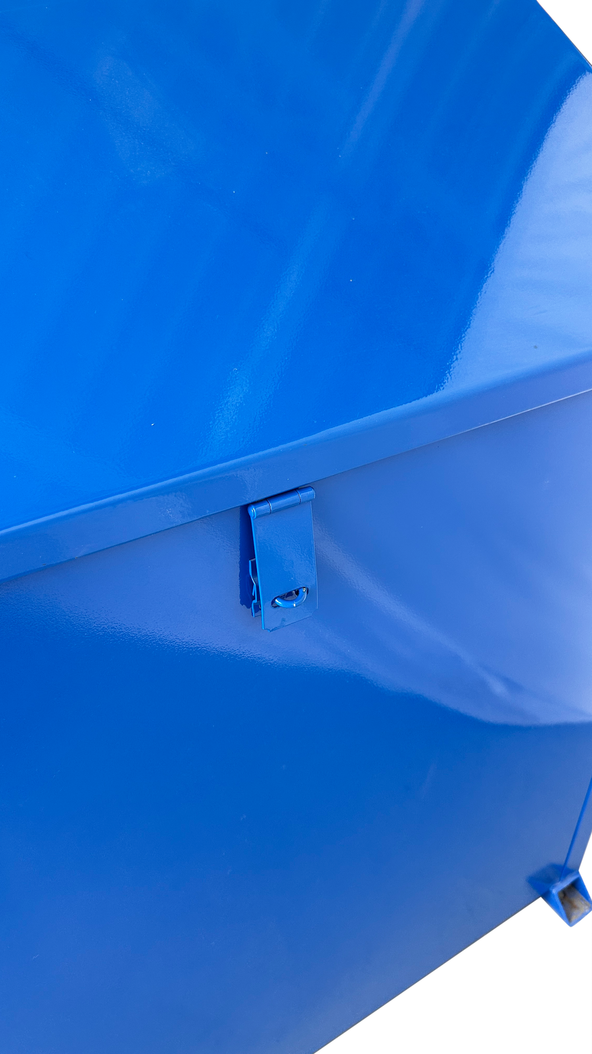 Ilot de tri extérieur en aluminium - Bleu - 2 voies