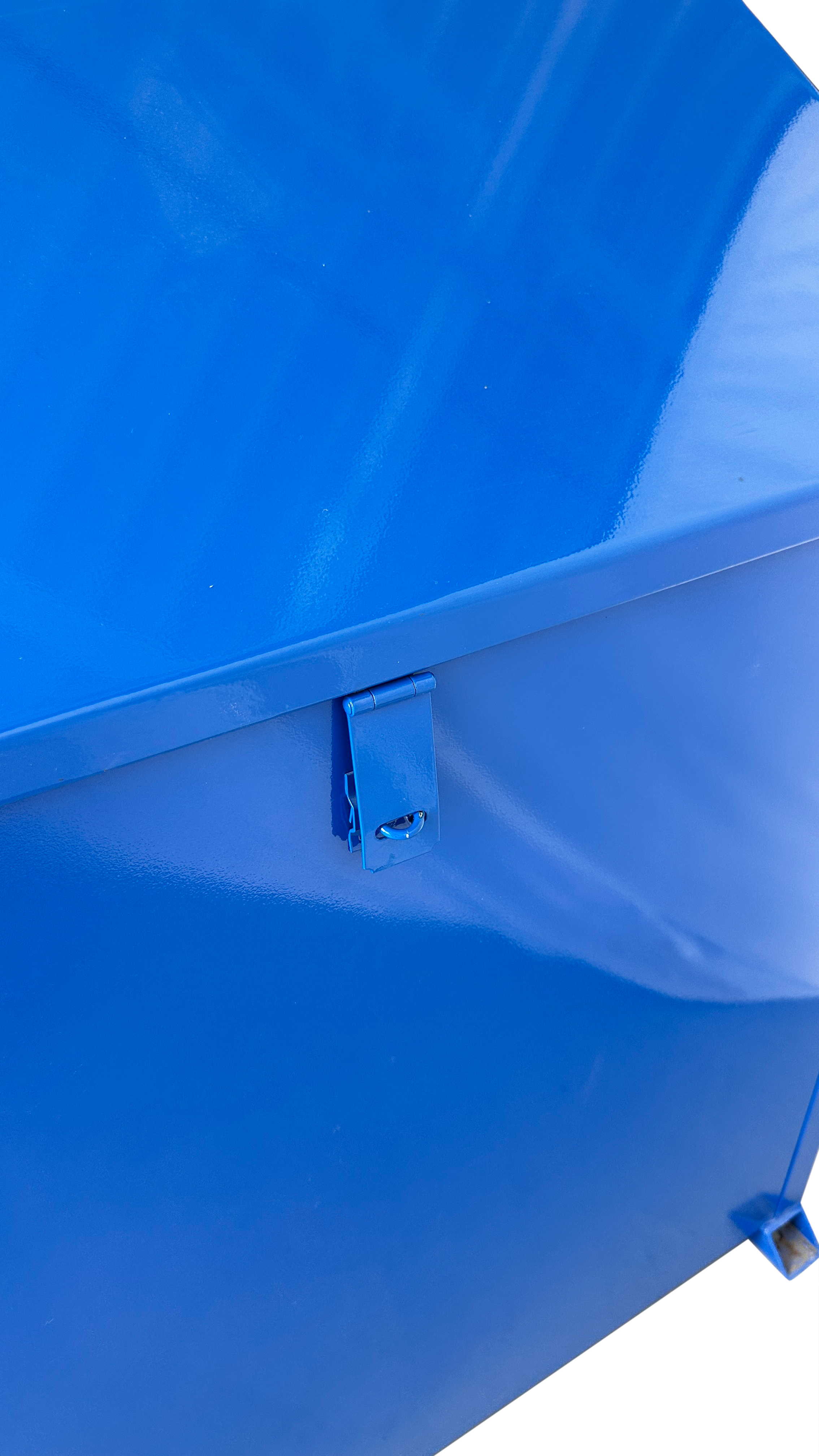 Ilot de tri extérieur en aluminium - Bleu - 2 voies