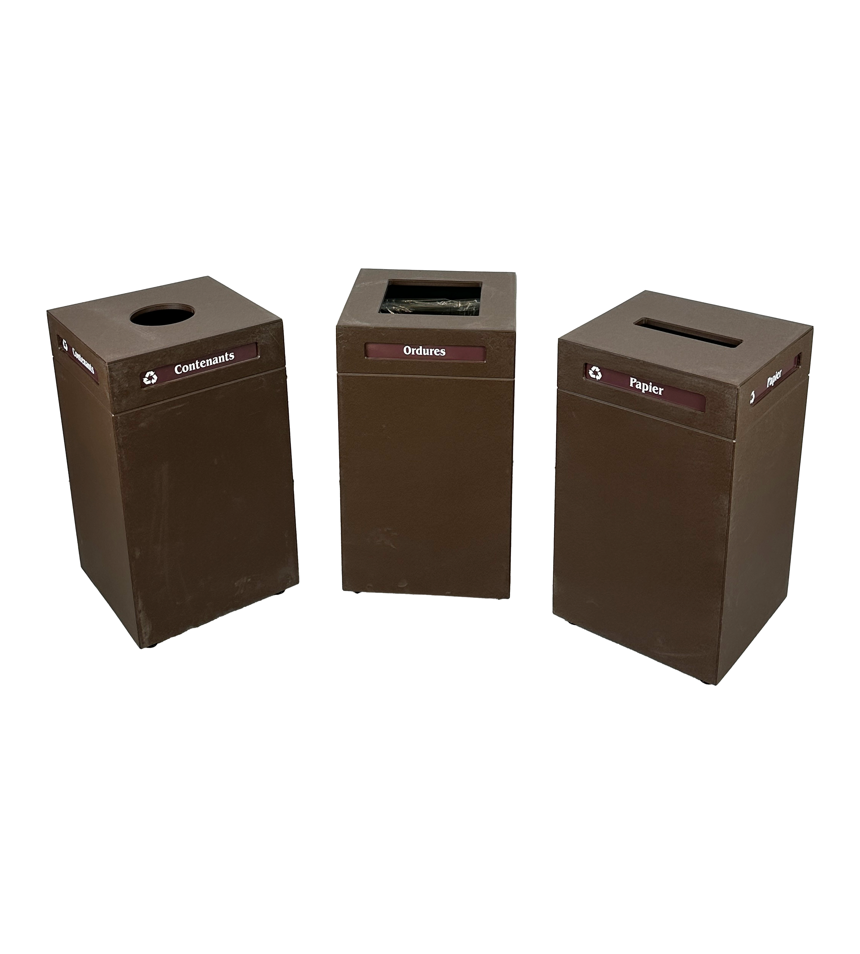 Trio modules de tri - Brun