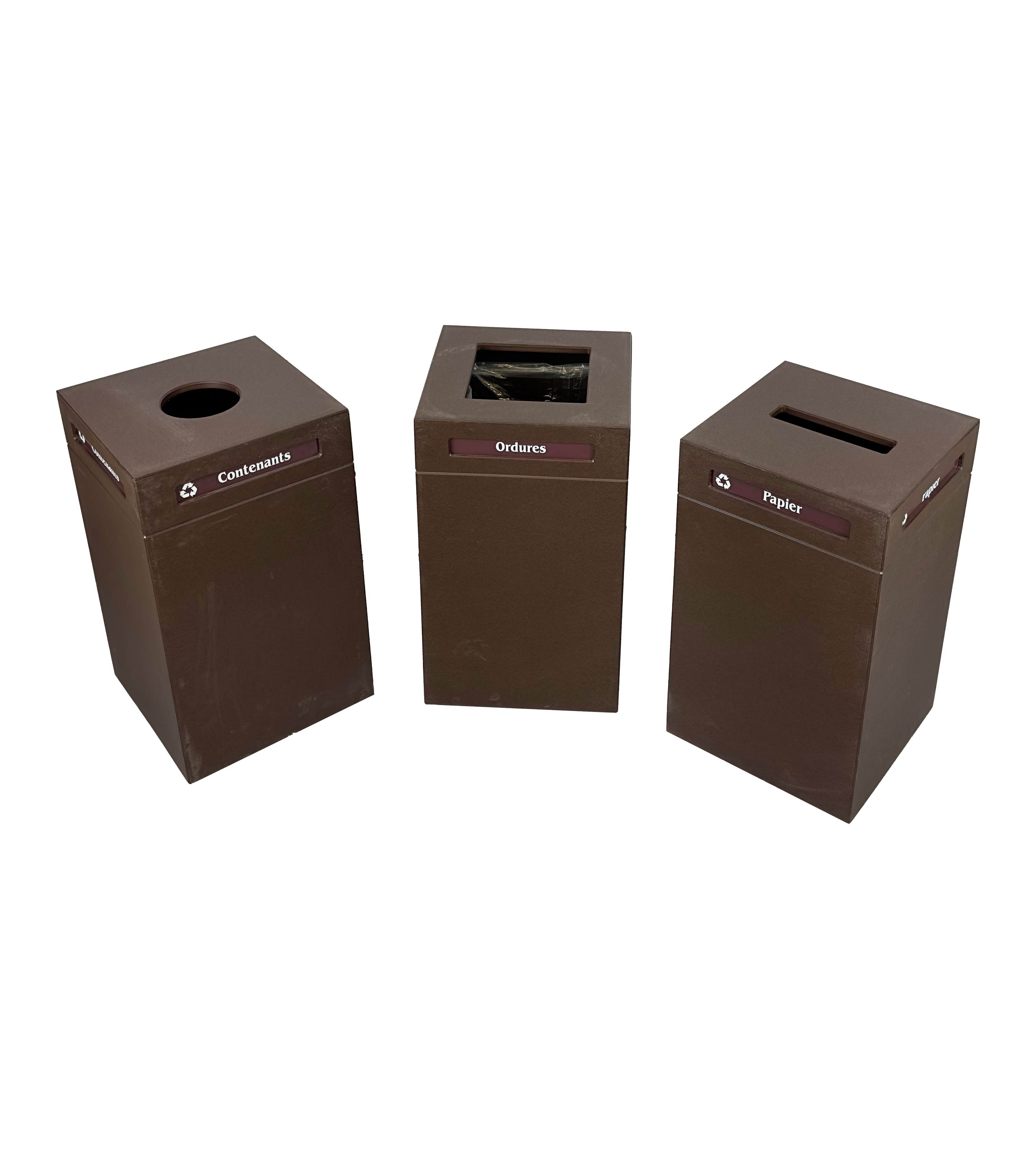 Trio modules de tri - Brun