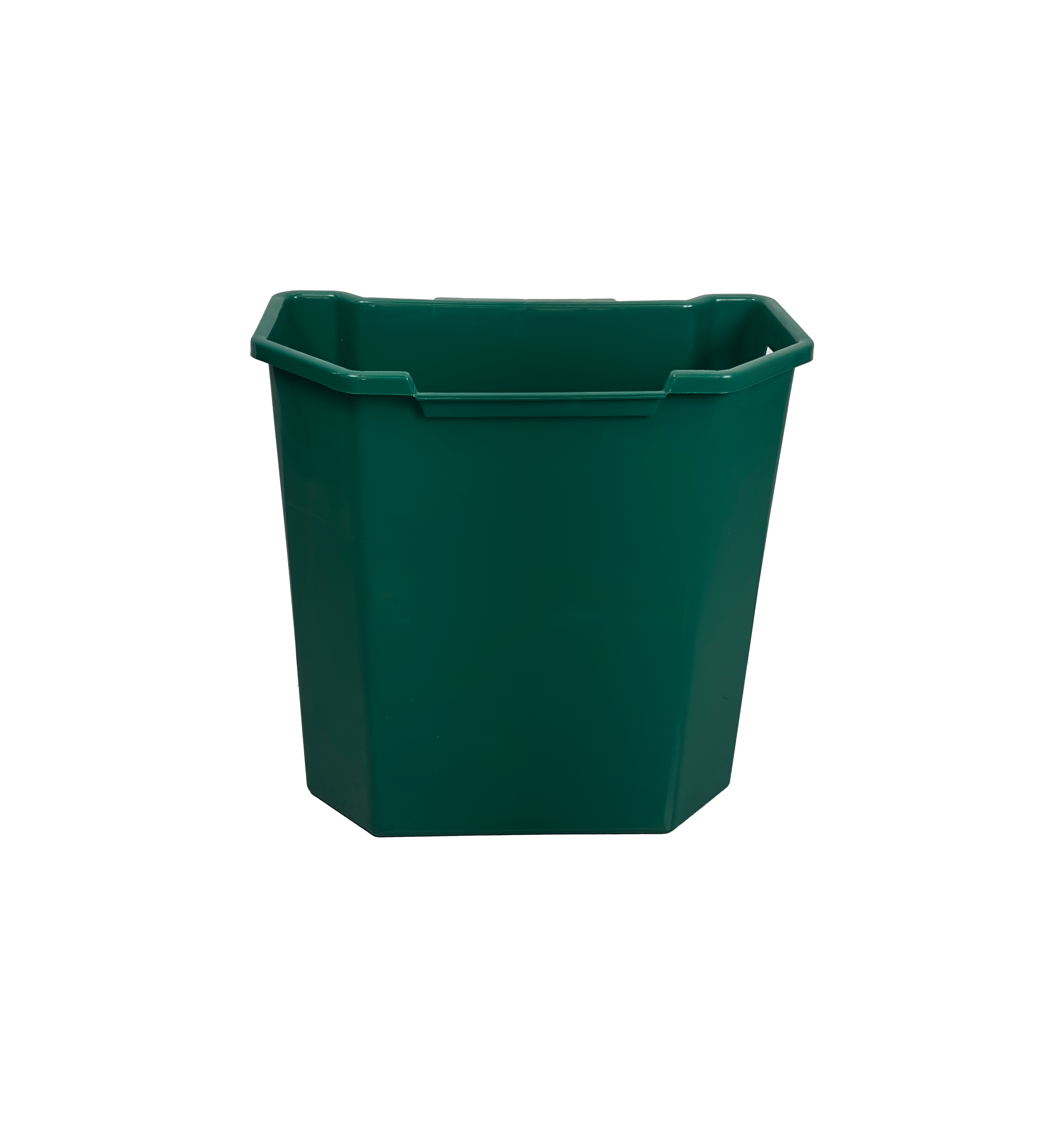 Poubelle murale en plastique HDPE - 95L - Vert