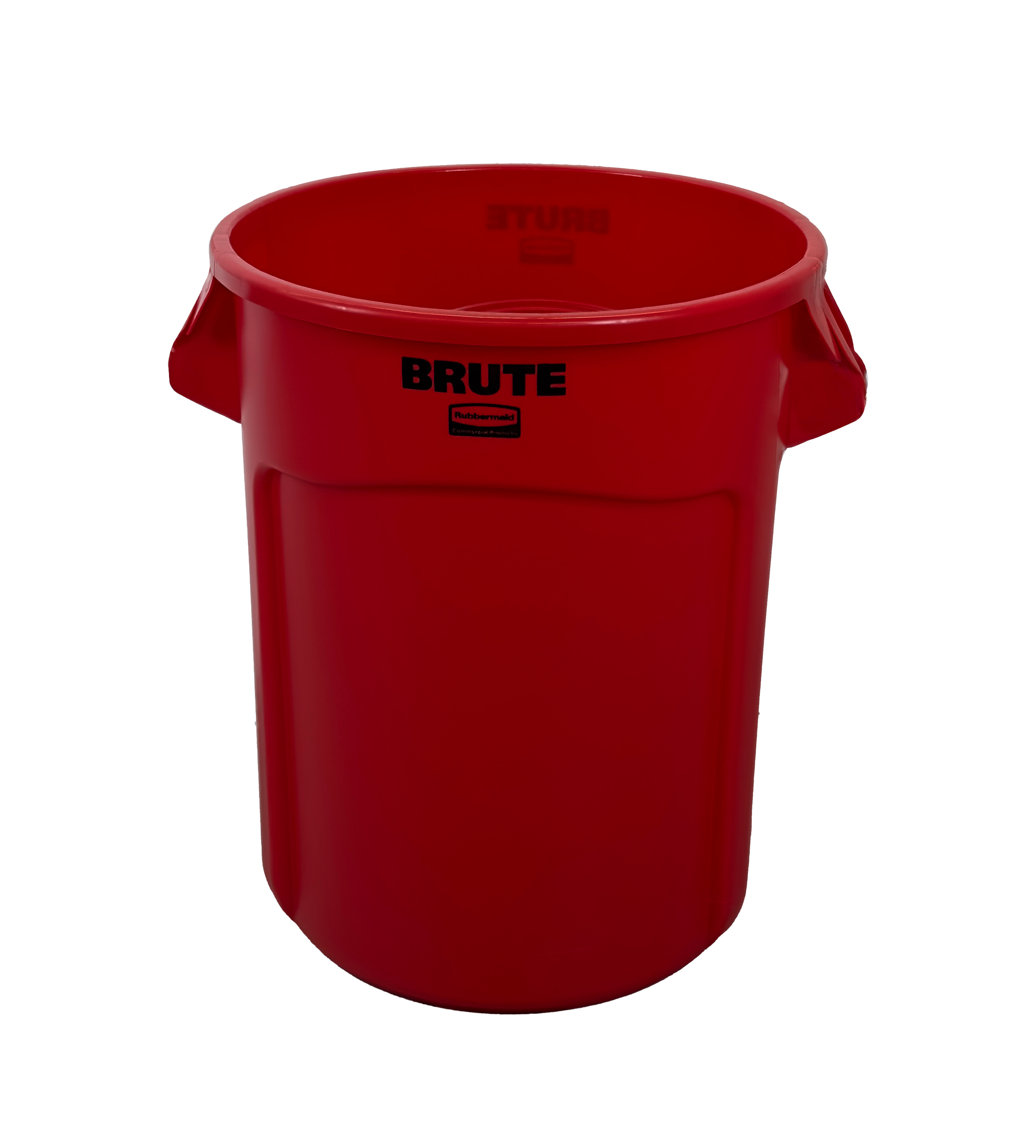 Poubelle robuste en plastique - Rouge - 38L