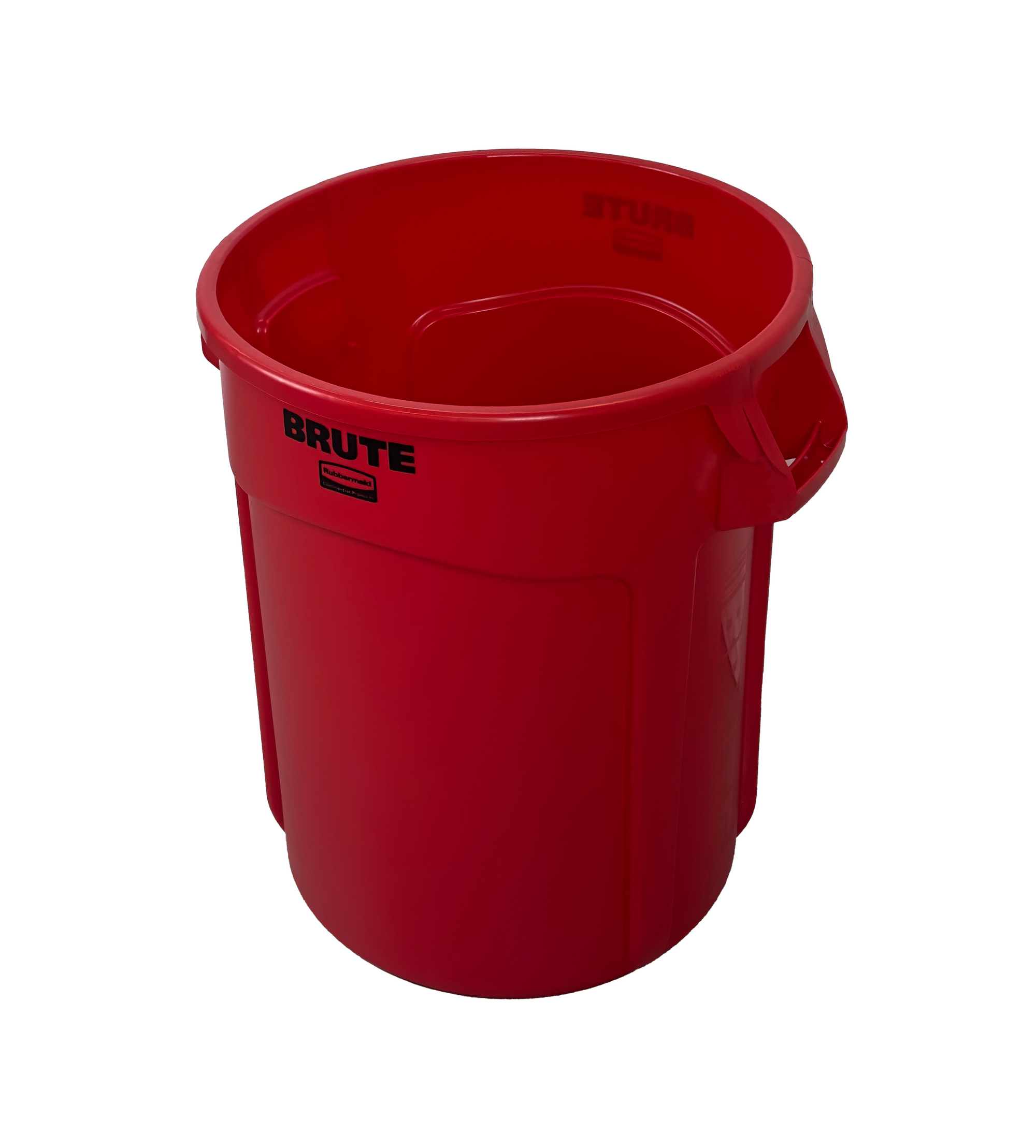 Poubelle robuste en plastique - Rouge - 38L