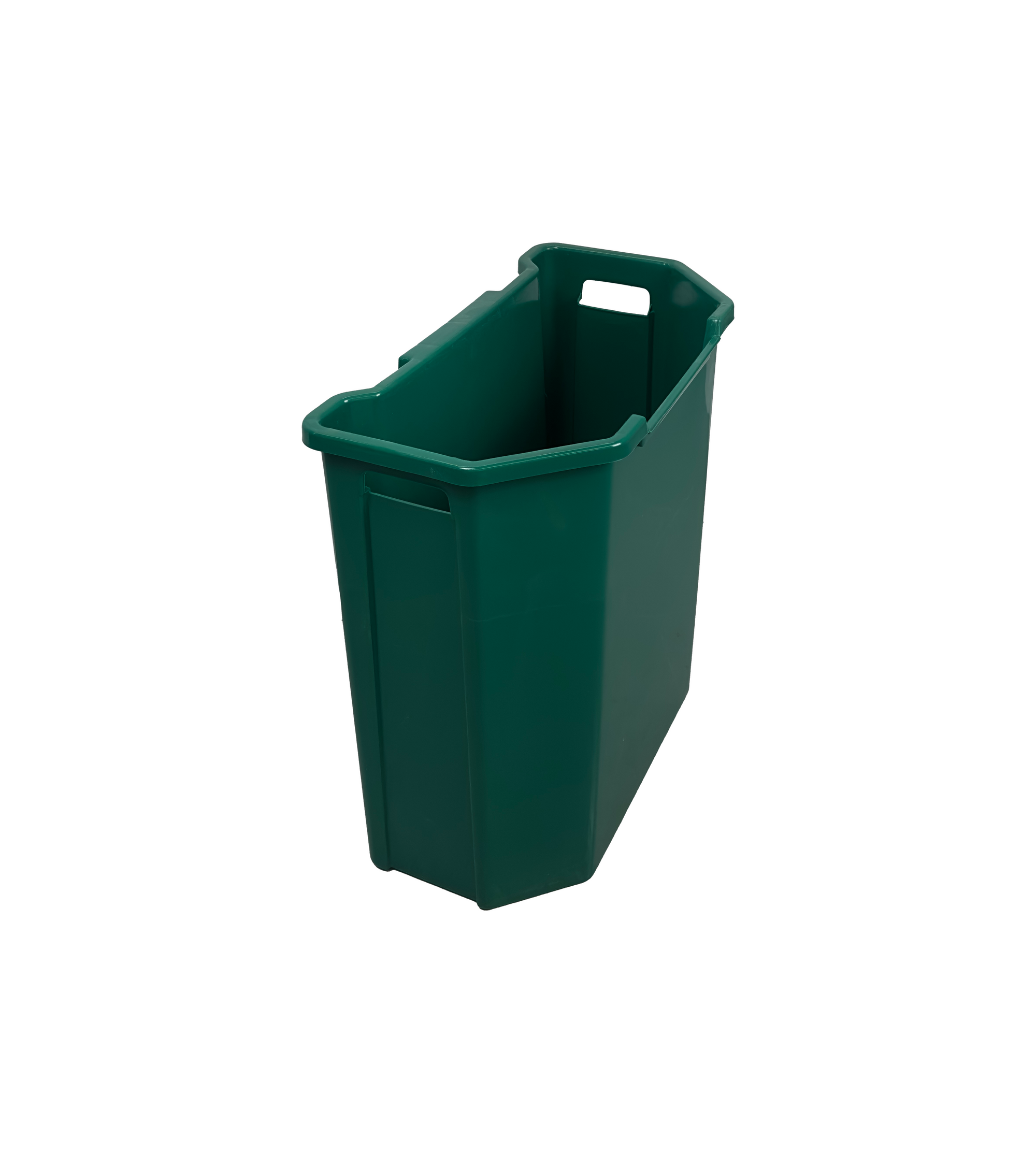 Poubelle murale en plastique HDPE - 95L - Vert