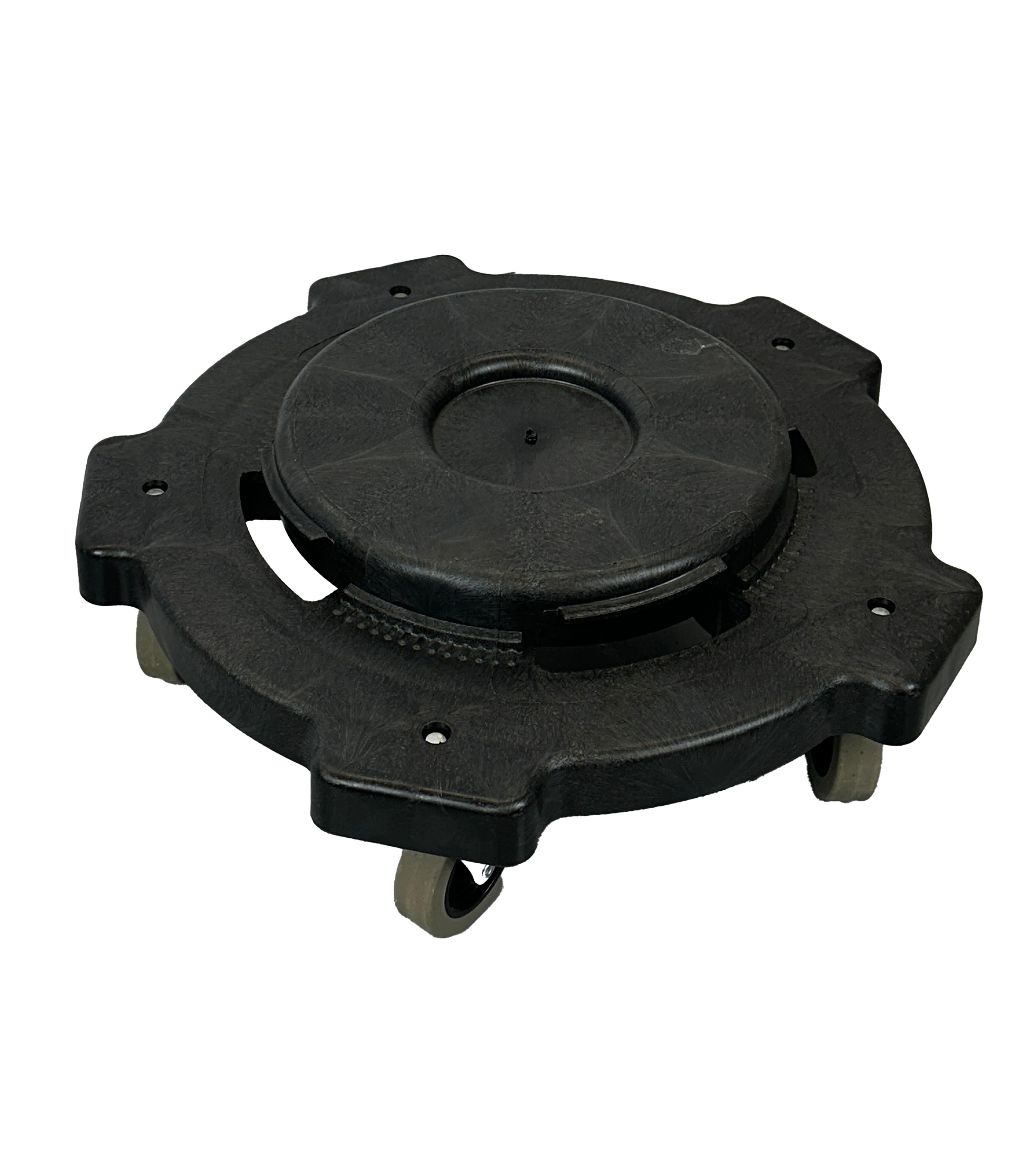 Base à roulette pour poubelle robuste 121L