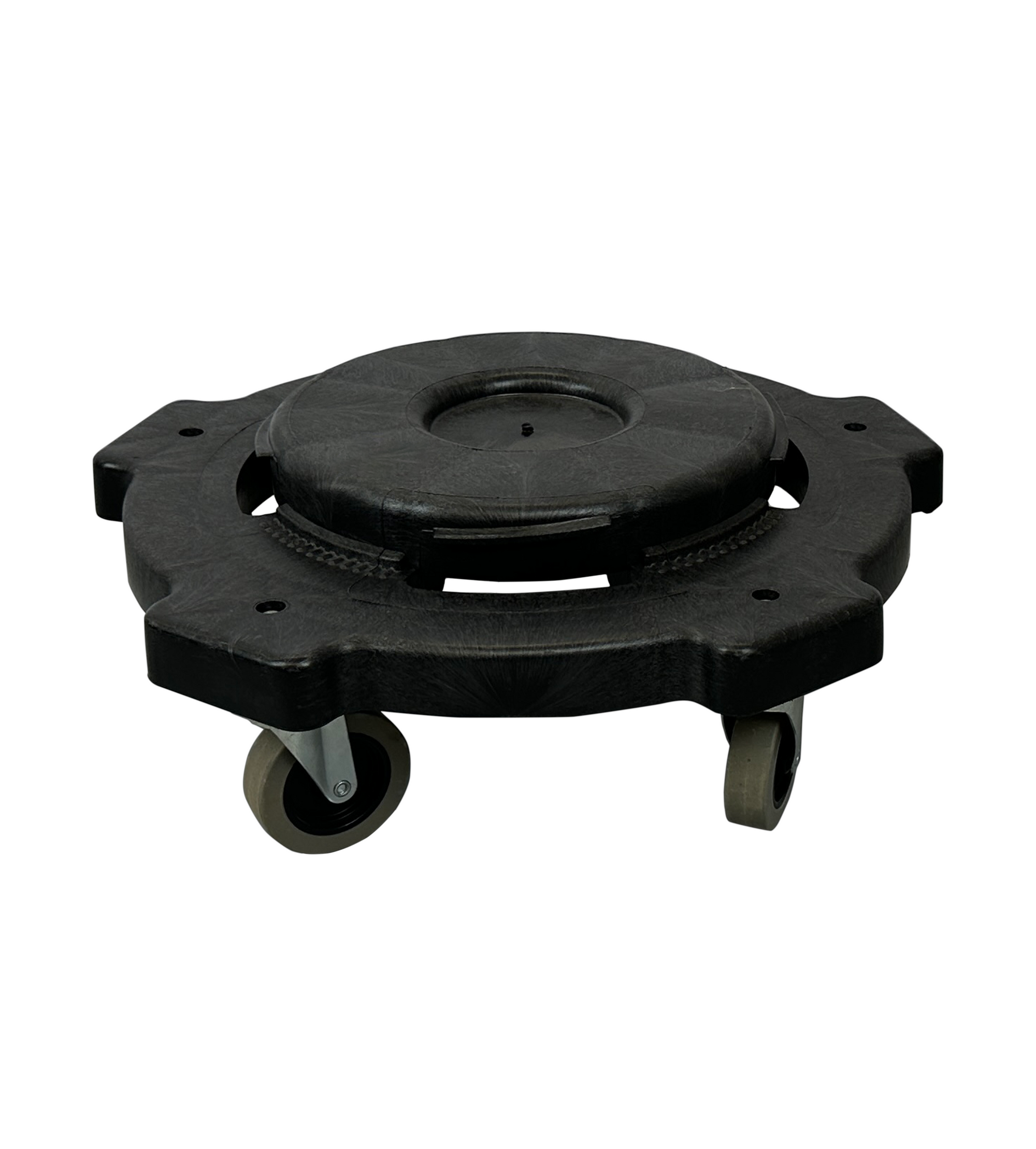 Base à roulette pour poubelle robuste 121L