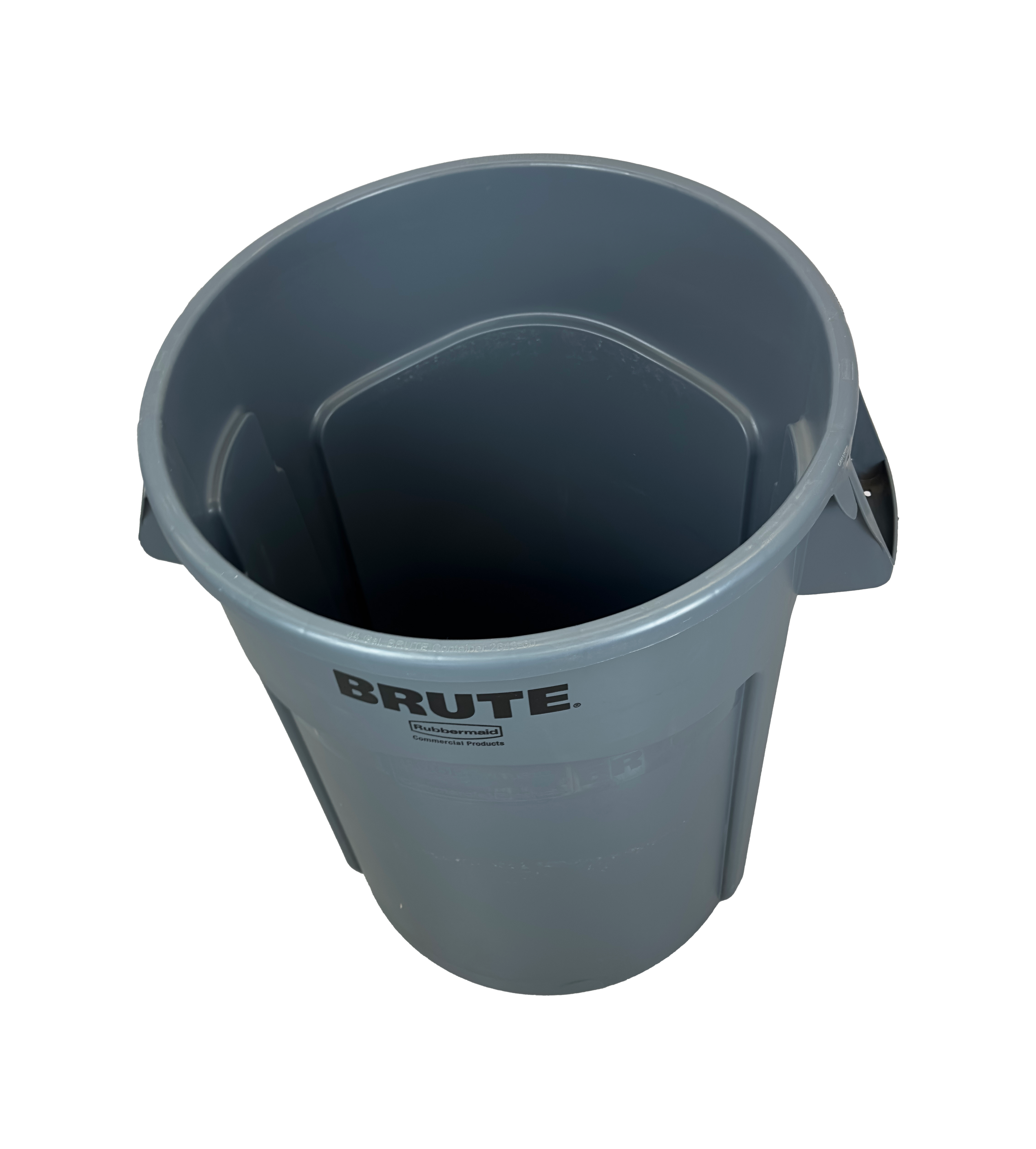 Poubelle robuste en plastique - Gris - 121L