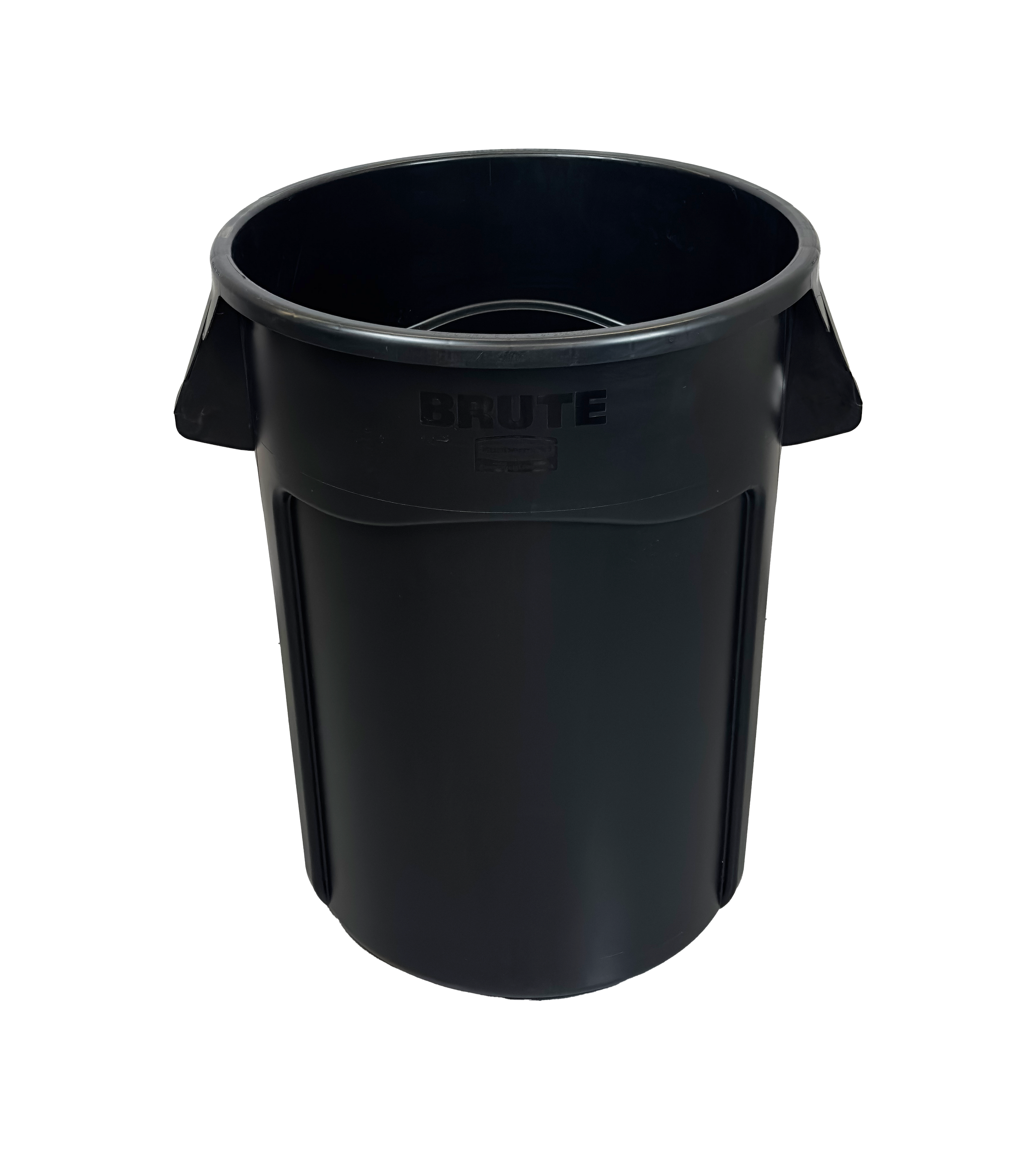 Poubelle robuste en plastique - Noir - 121L