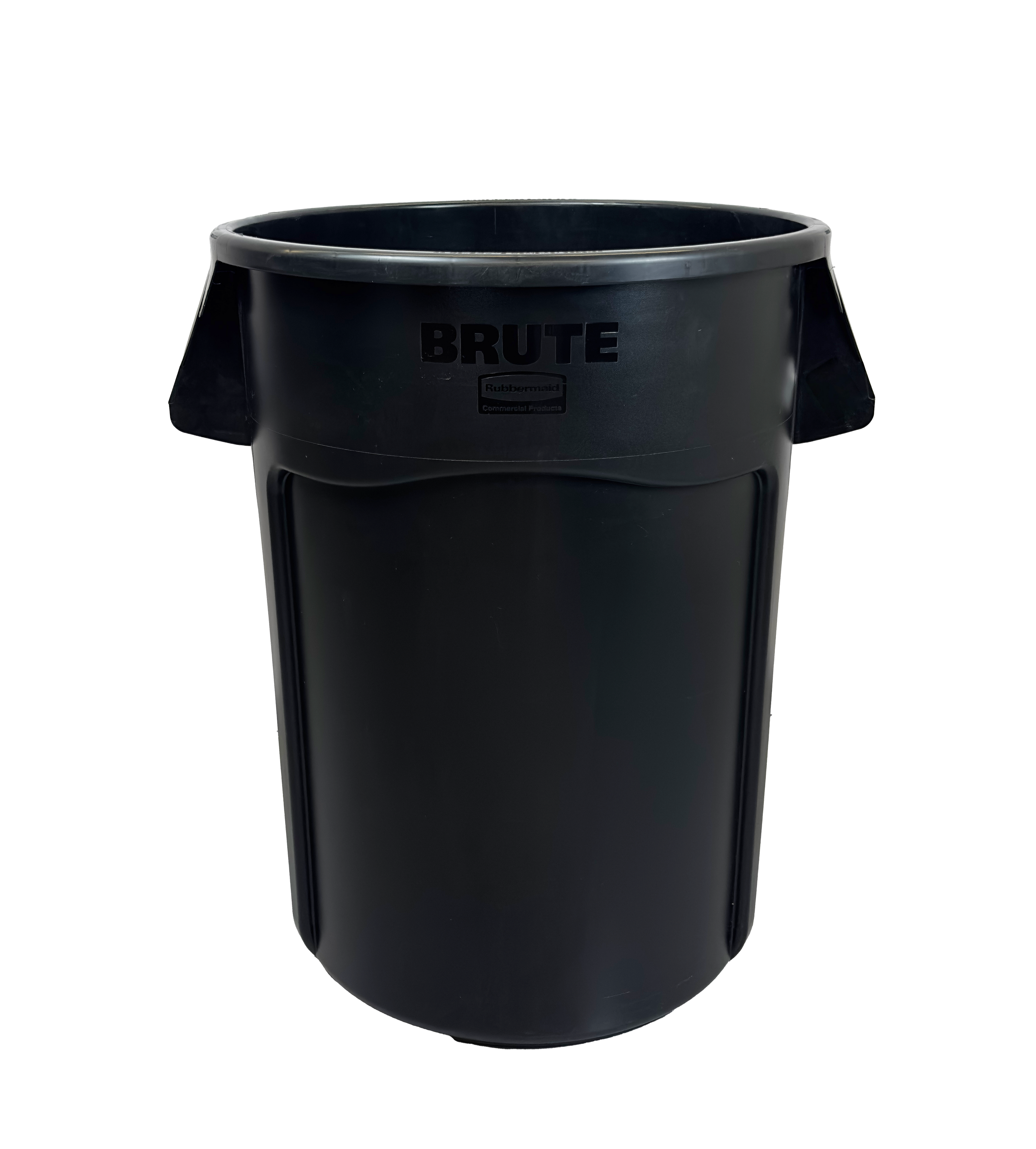 Poubelle robuste en plastique - Noir - 121L