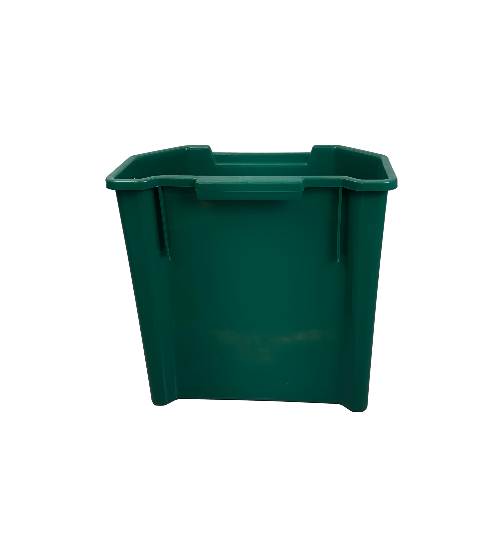 Poubelle murale en plastique HDPE - 95L - Vert